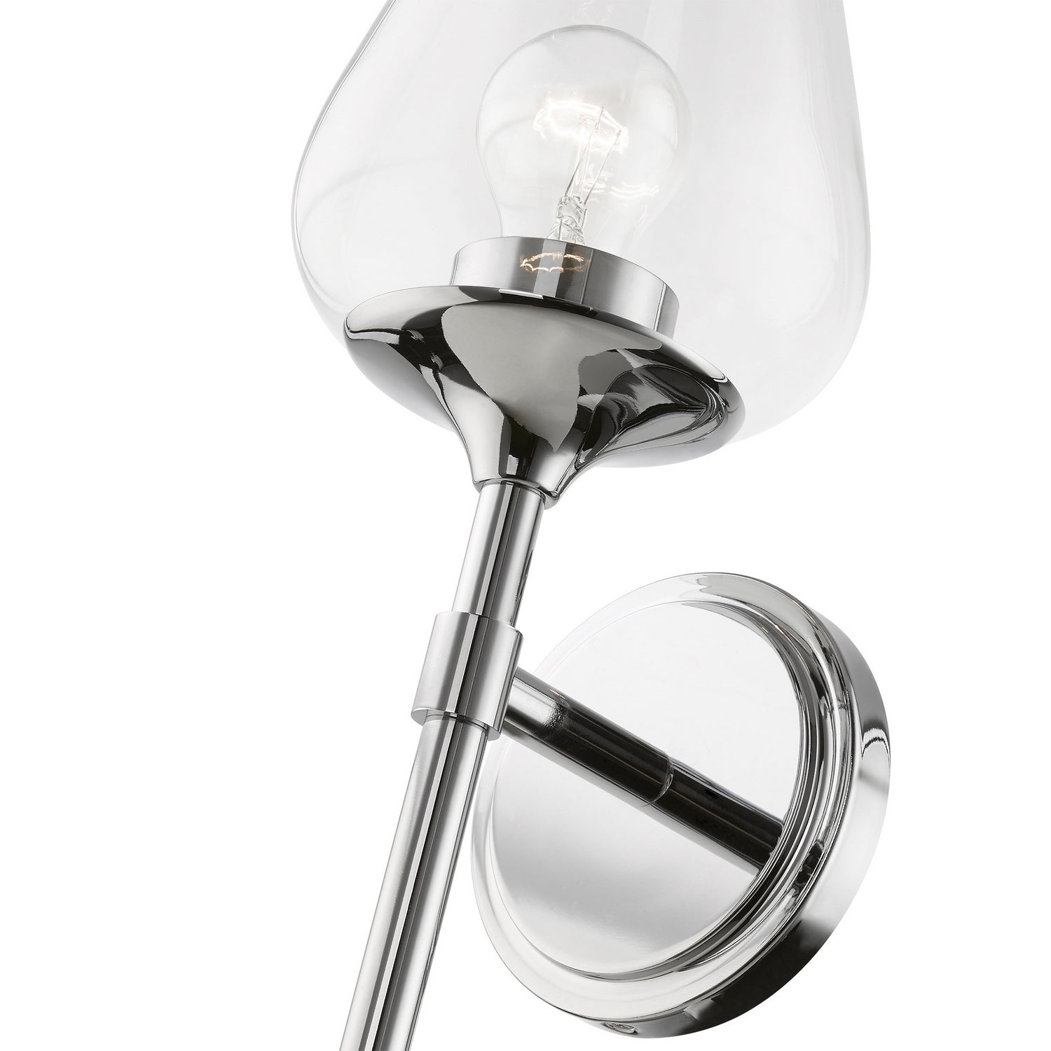 Livex Lighting - 17471-05 - One Light Vanity Sconce - Willow - Polished Chrome