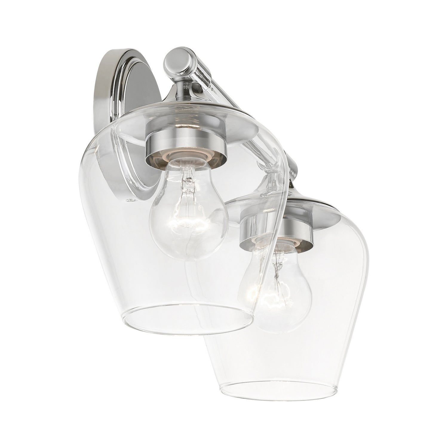 Livex Lighting - 17472-05 - Two Light Vanity Sconce - Willow - Polished Chrome