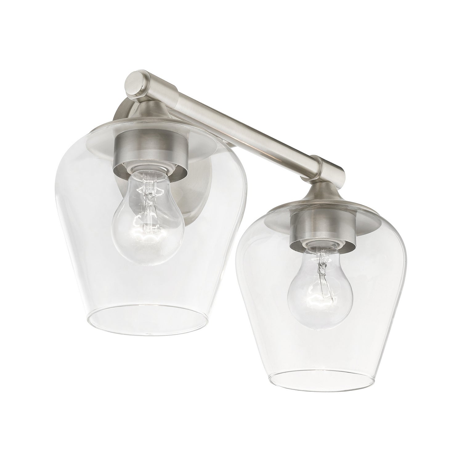 Livex Lighting - 17472-91 - Two Light Vanity Sconce - Willow - Brushed Nickel