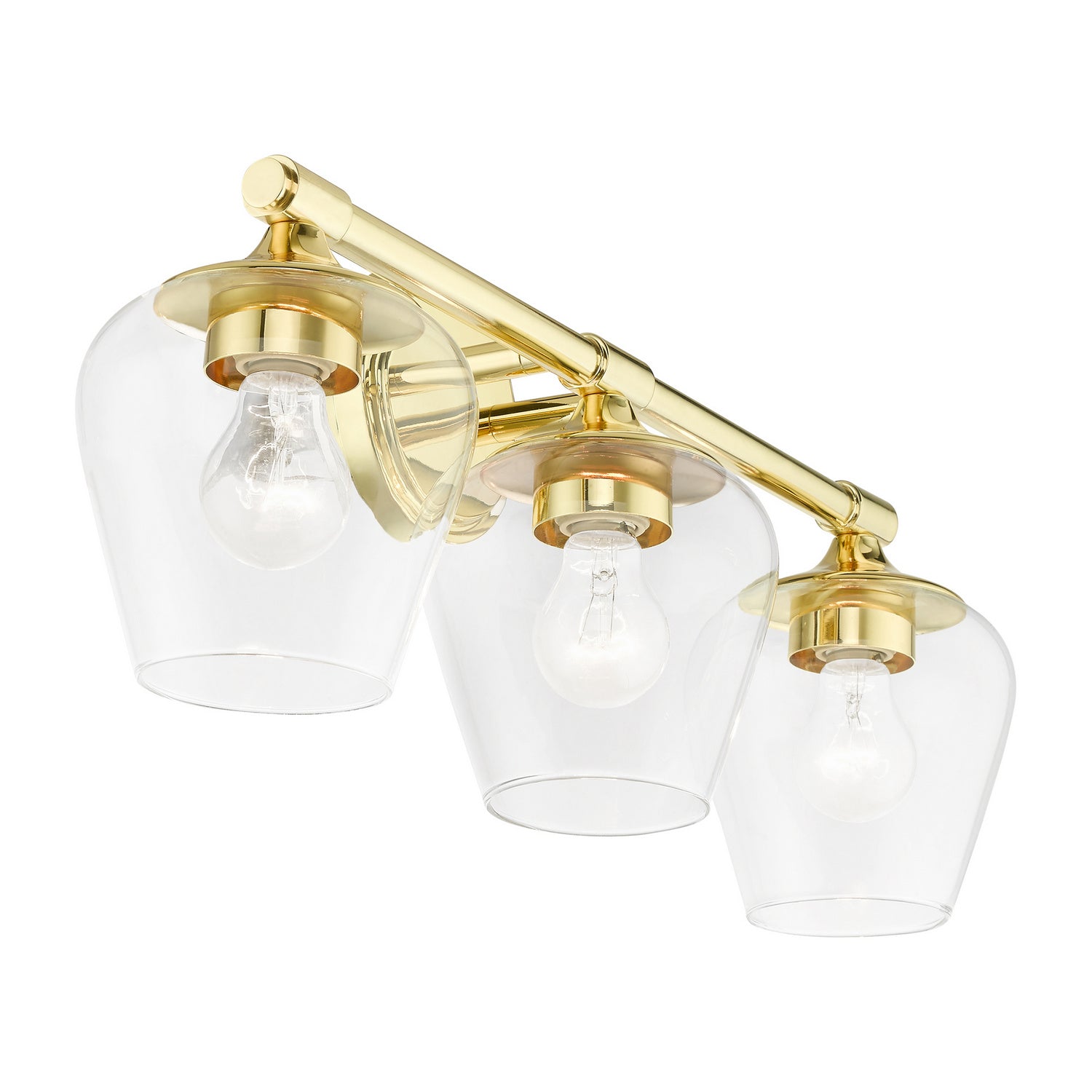 Livex Lighting - 17473-02 - Three Light Vanity Sconce - Willow - Polished Brass