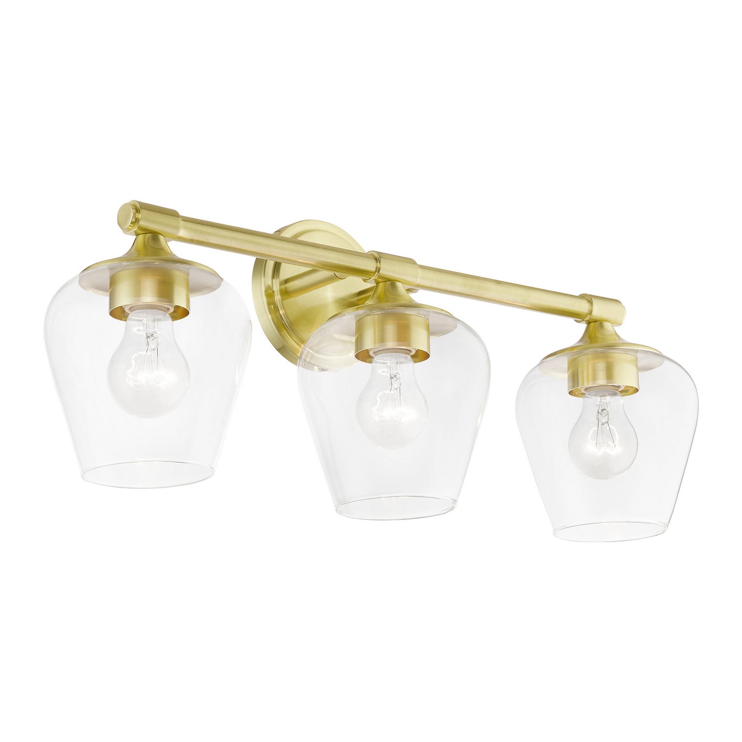 Livex Lighting - 17473-12 - Three Light Vanity Sconce - Willow - Satin Brass