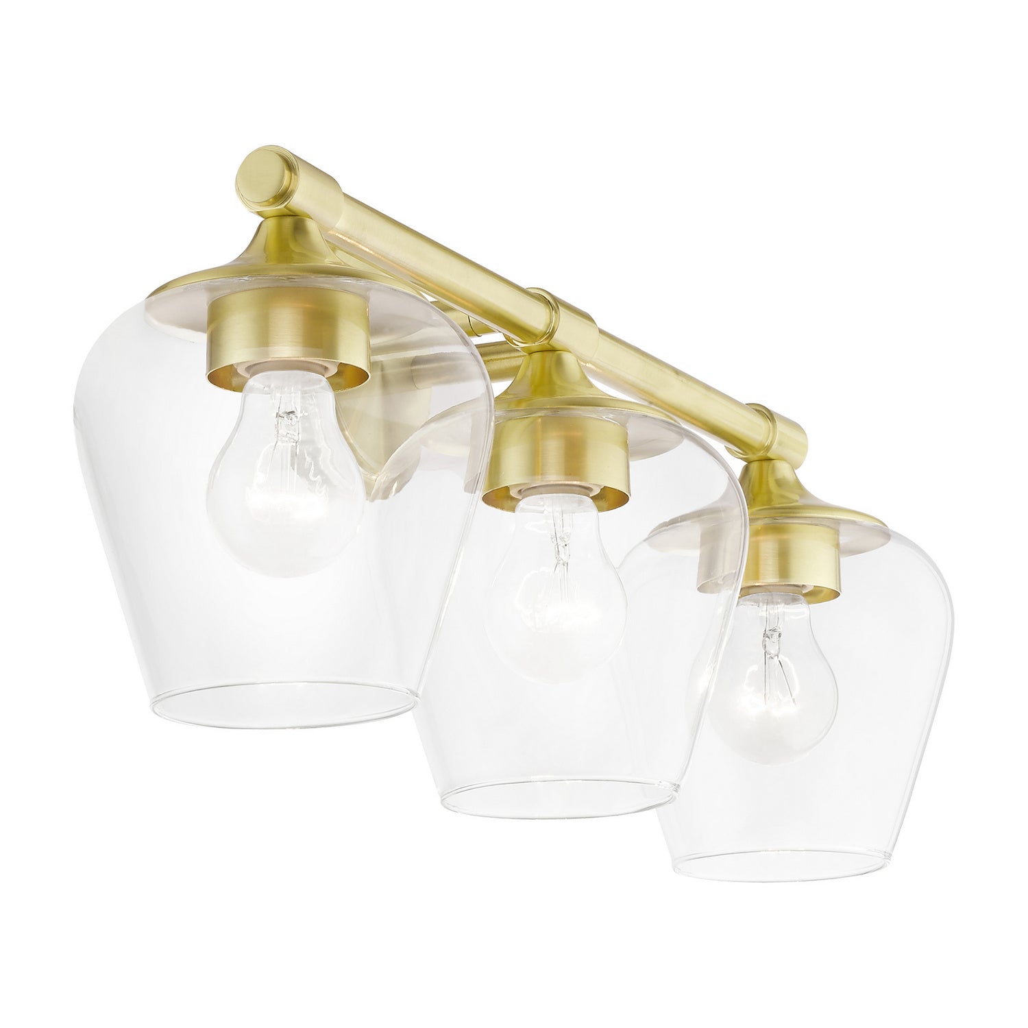 Livex Lighting - 17473-12 - Three Light Vanity Sconce - Willow - Satin Brass