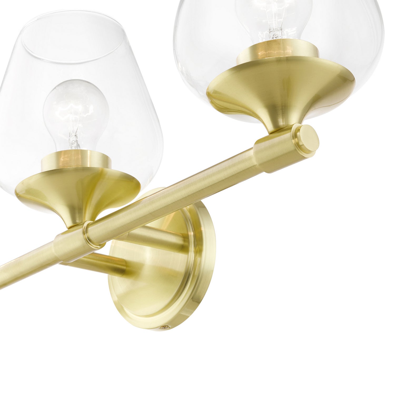 Livex Lighting - 17473-12 - Three Light Vanity Sconce - Willow - Satin Brass