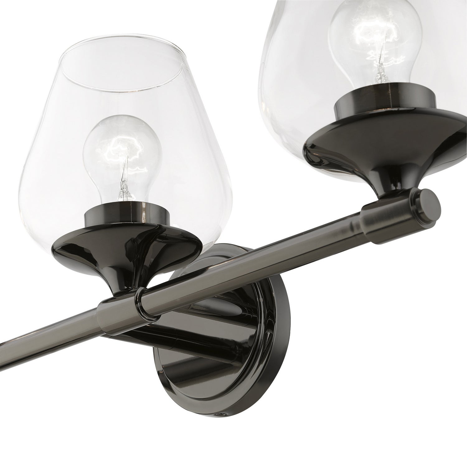 Livex Lighting - 17473-46 - Three Light Vanity Sconce - Willow - Black Chrome