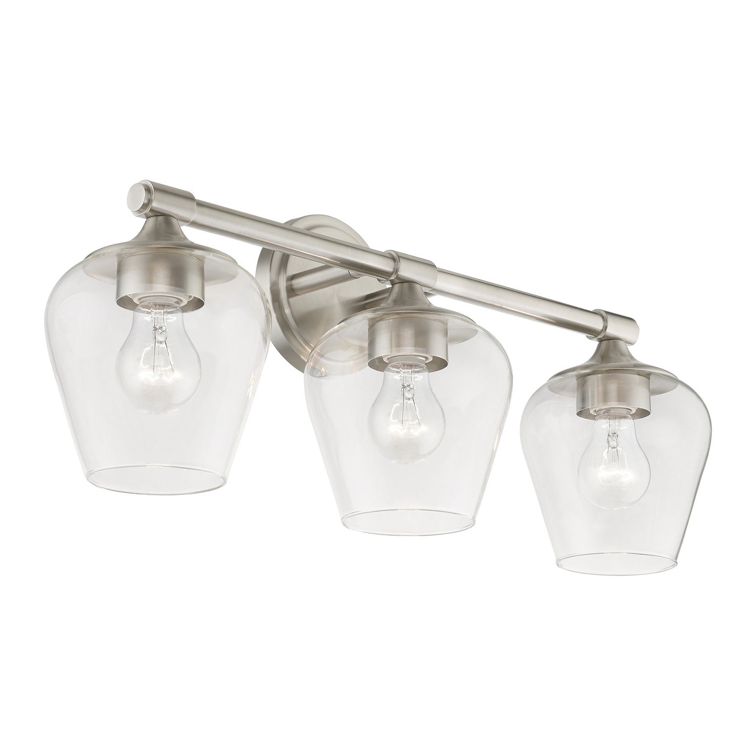 Livex Lighting - 17473-91 - Three Light Vanity Sconce - Willow - Brushed Nickel