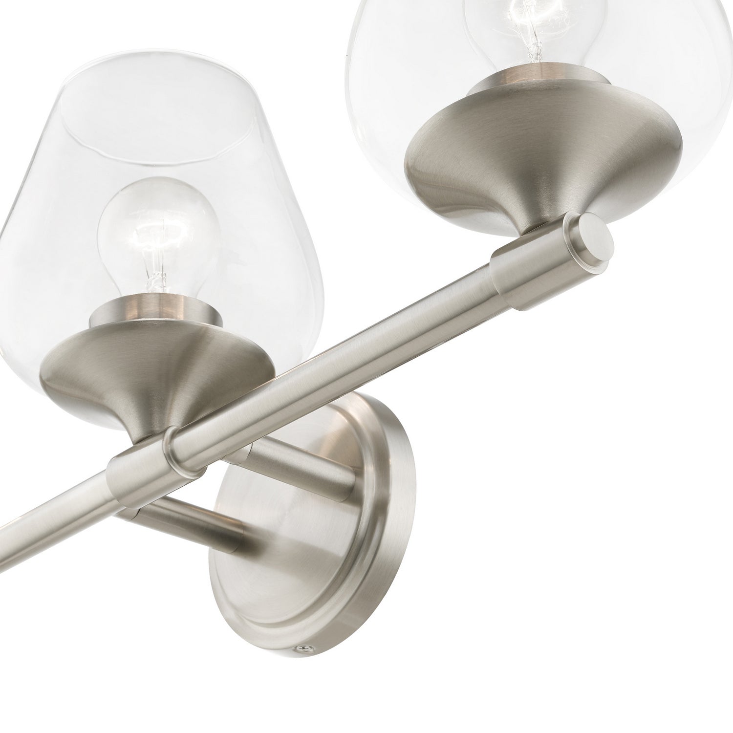 Livex Lighting - 17473-91 - Three Light Vanity Sconce - Willow - Brushed Nickel