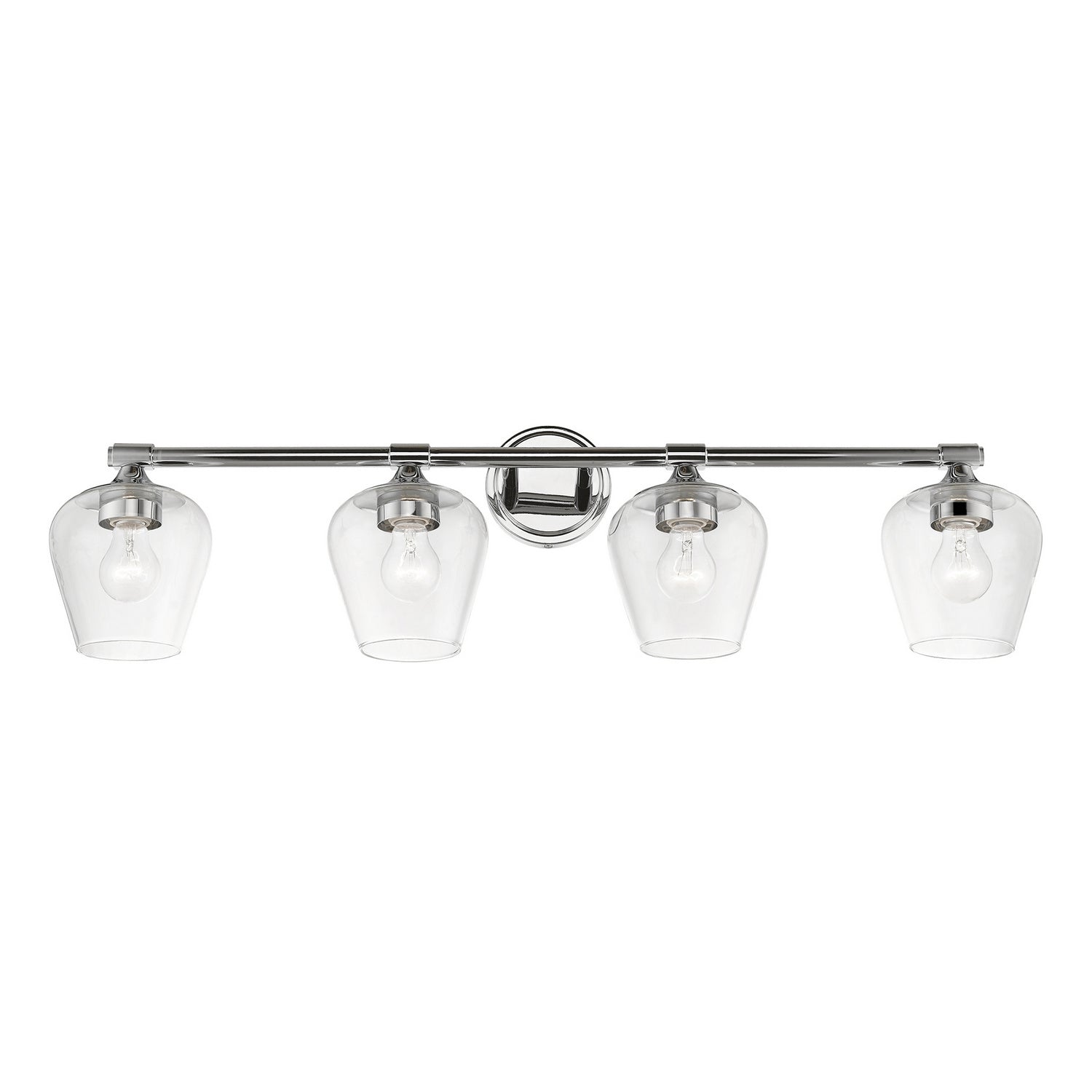 Livex Lighting - 17474-05 - Four Light Vanity Sconce - Willow - Polished Chrome