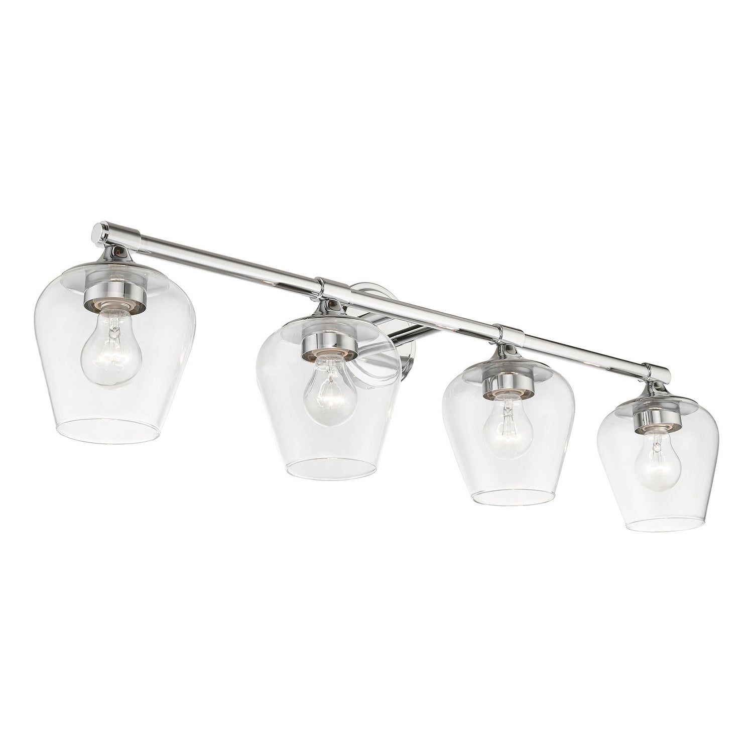 Livex Lighting - 17474-05 - Four Light Vanity Sconce - Willow - Polished Chrome