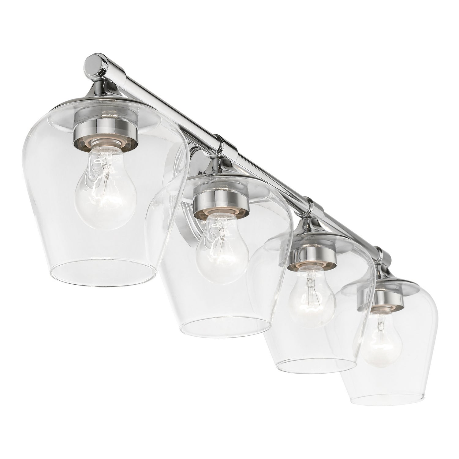 Livex Lighting - 17474-05 - Four Light Vanity Sconce - Willow - Polished Chrome