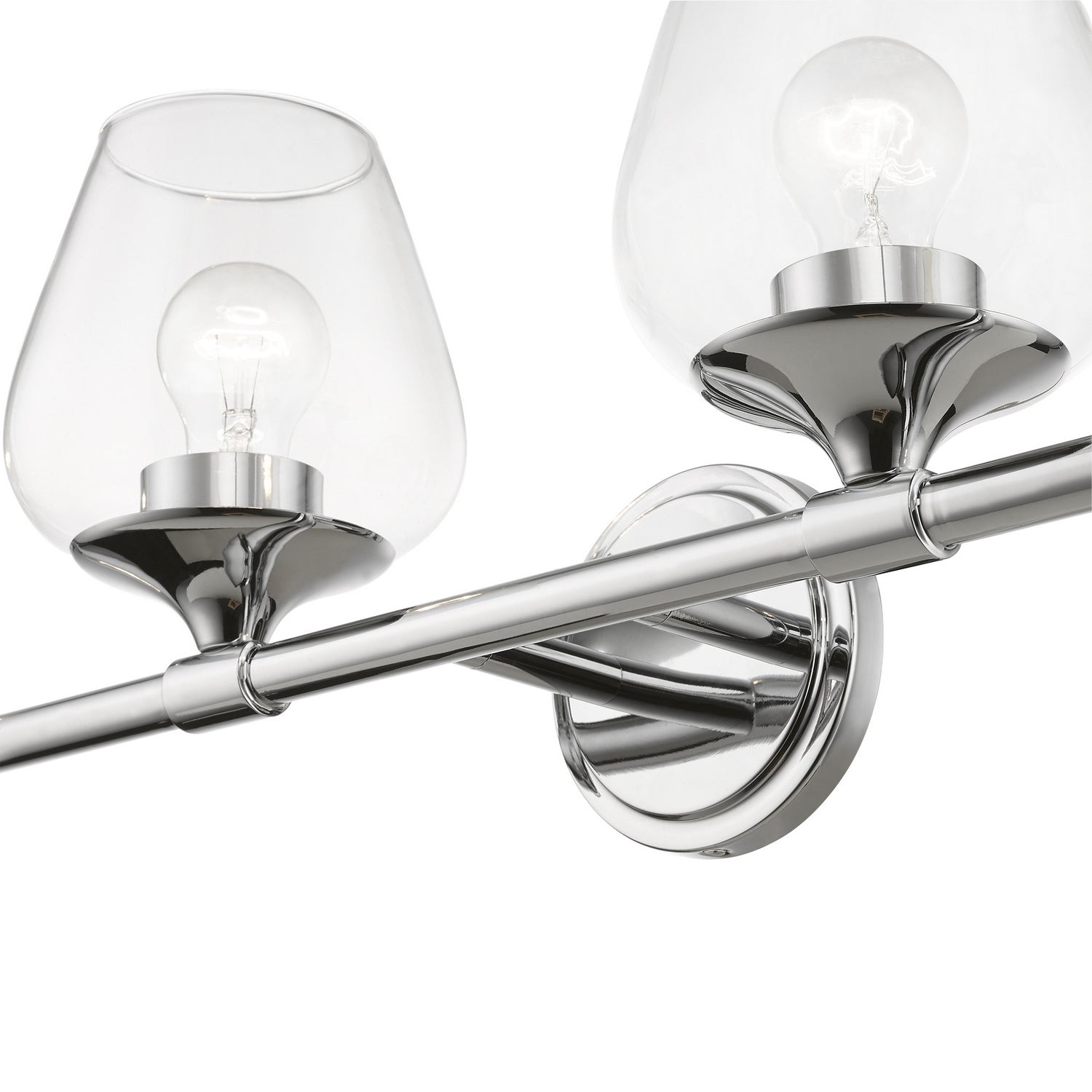 Livex Lighting - 17474-05 - Four Light Vanity Sconce - Willow - Polished Chrome