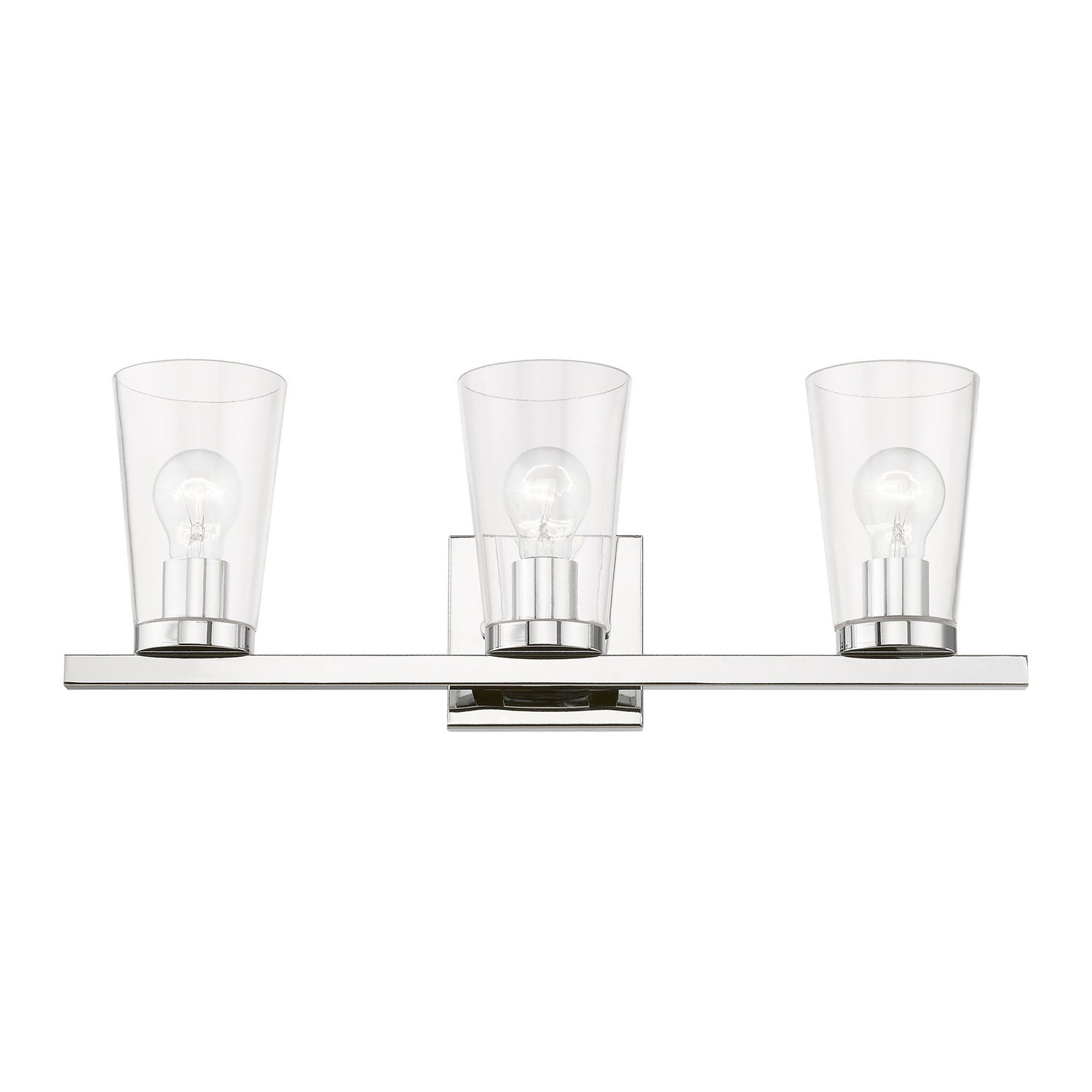 Livex Lighting - 17623-05 - Three Light Vanity Sconce - Cityview - Polished Chrome