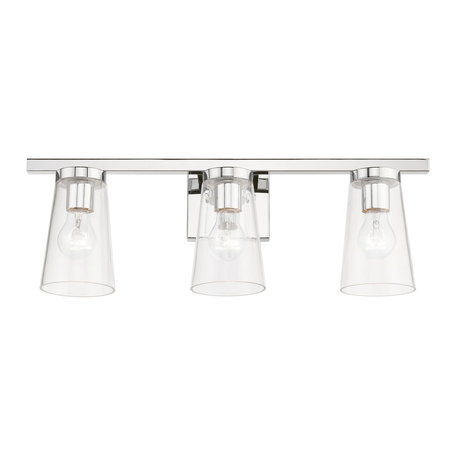 Livex Lighting - 17623-05 - Three Light Vanity Sconce - Cityview - Polished Chrome
