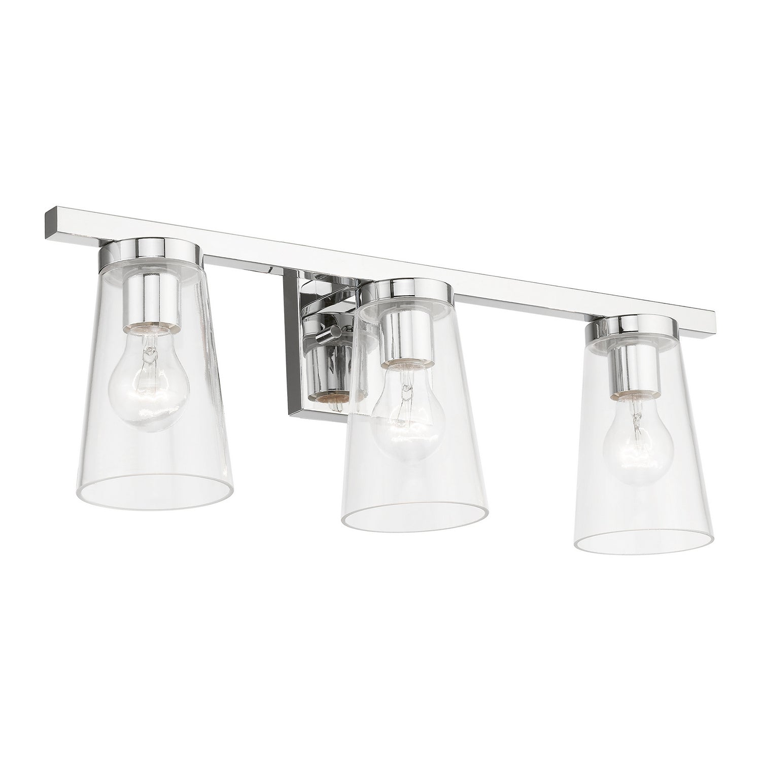 Livex Lighting - 17623-05 - Three Light Vanity Sconce - Cityview - Polished Chrome