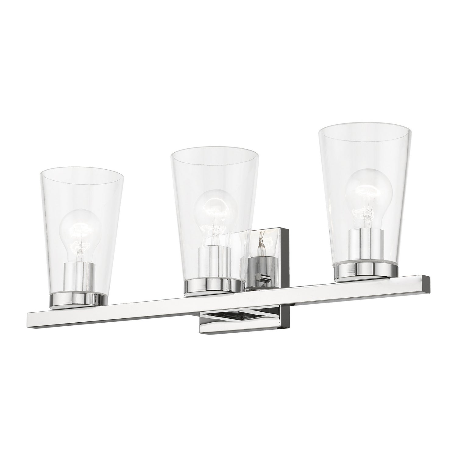 Livex Lighting - 17623-05 - Three Light Vanity Sconce - Cityview - Polished Chrome