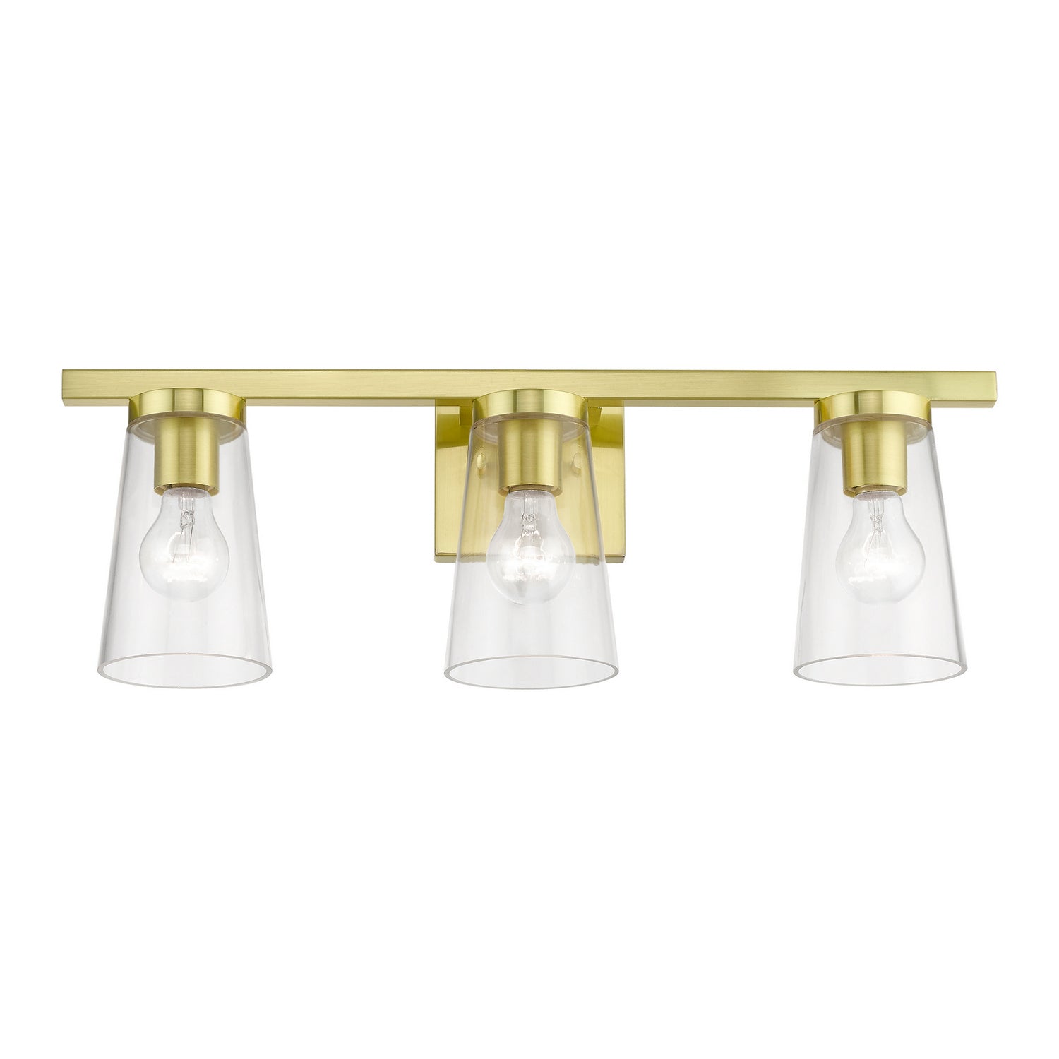 Livex Lighting - 17623-12 - Three Light Vanity Sconce - Cityview - Satin Brass
