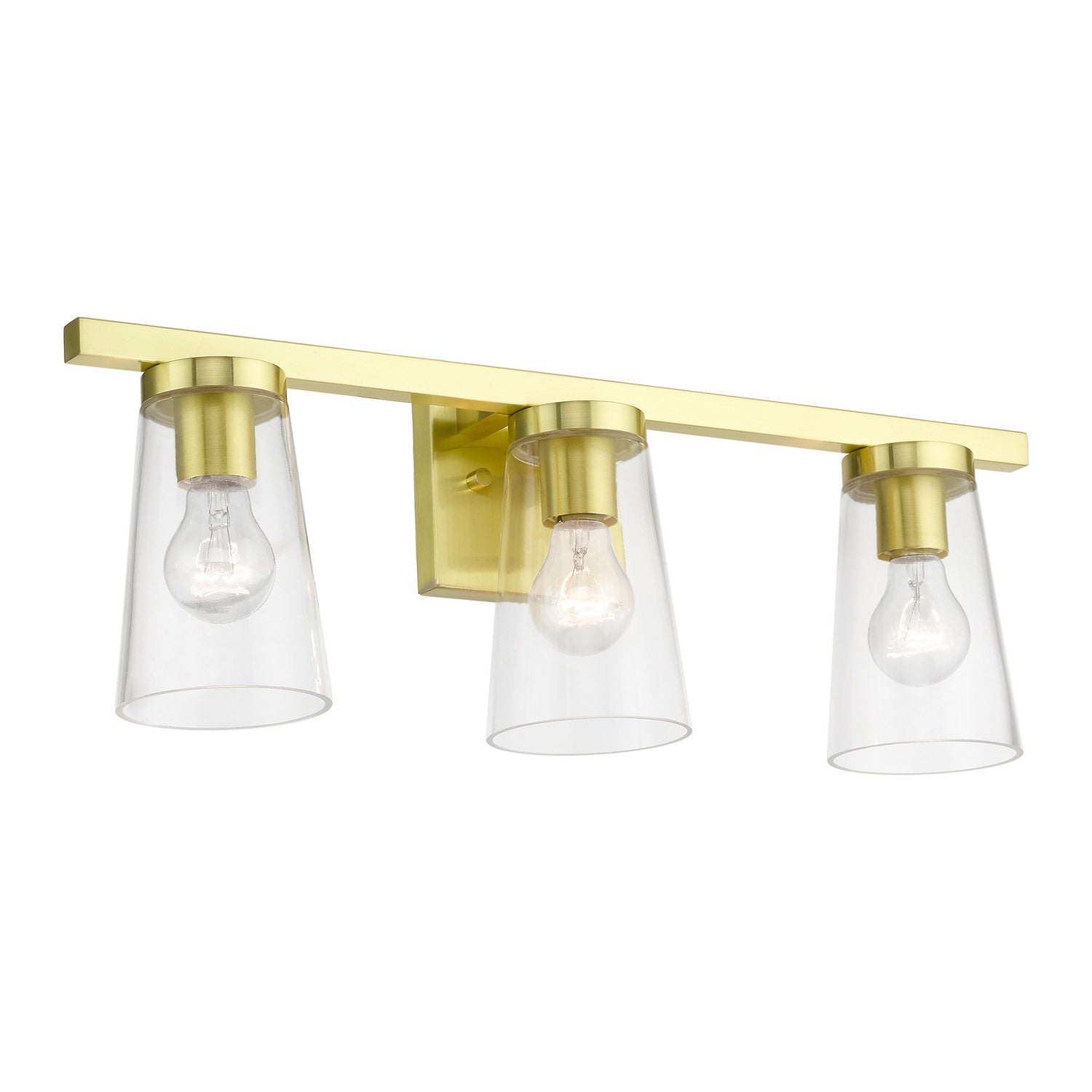 Livex Lighting - 17623-12 - Three Light Vanity Sconce - Cityview - Satin Brass