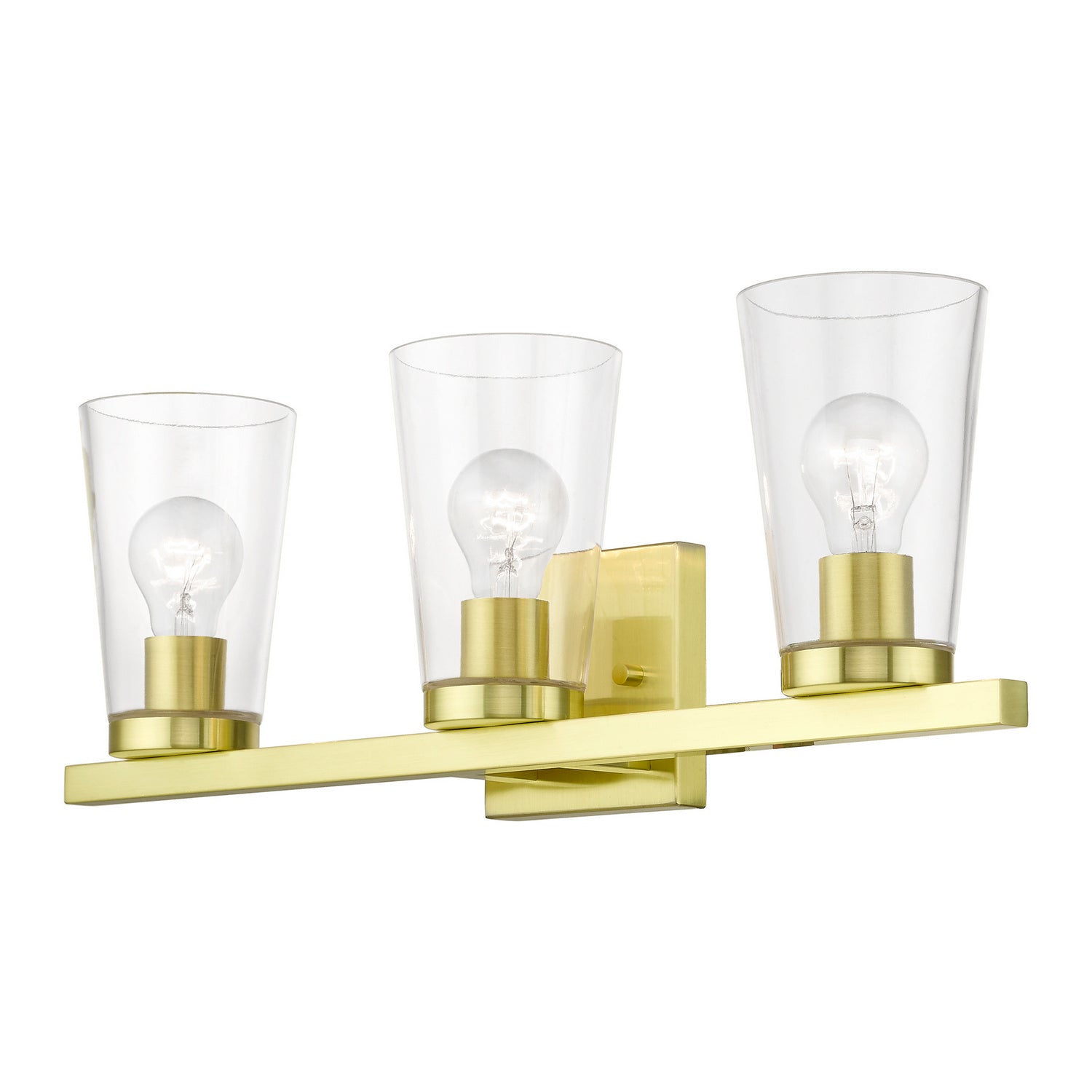 Livex Lighting - 17623-12 - Three Light Vanity Sconce - Cityview - Satin Brass