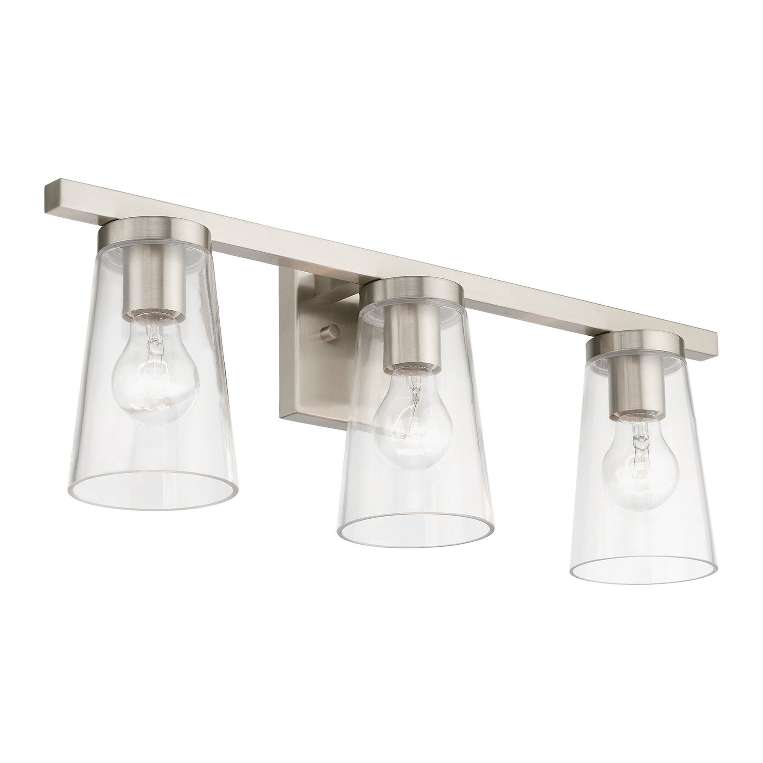 Livex Lighting - 17623-91 - Three Light Vanity Sconce - Cityview - Brushed Nickel