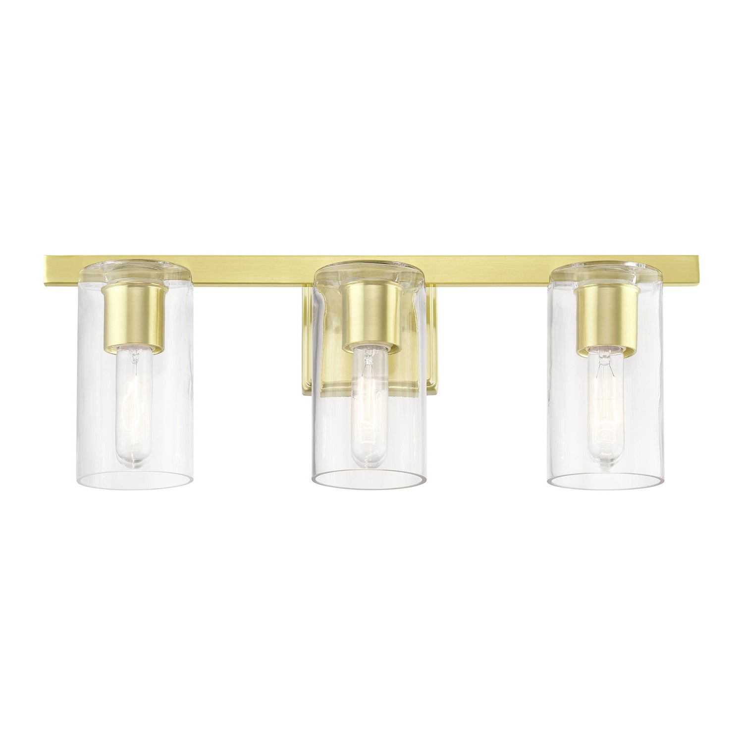Livex Lighting - 18033-12 - Three Light Vanity Sconce - Clarion - Satin Brass