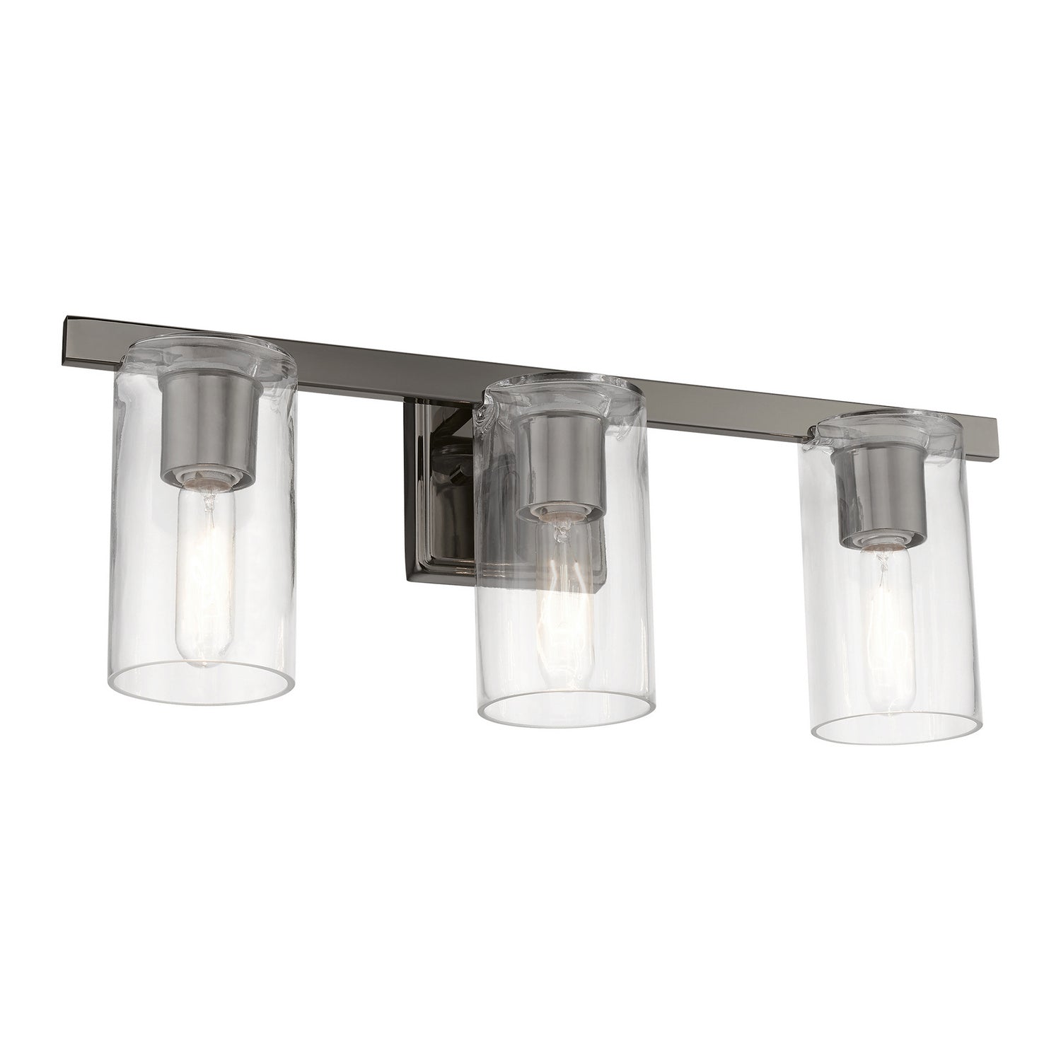Livex Lighting - 18033-46 - Three Light Vanity Sconce - Clarion - Black Chrome