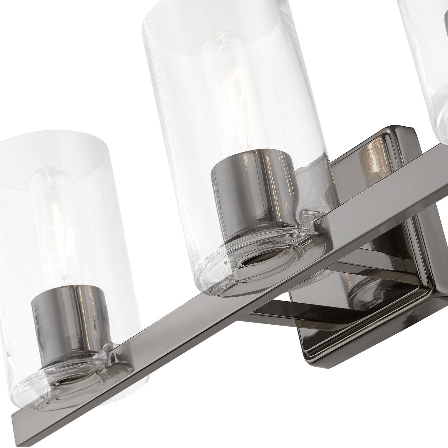 Livex Lighting - 18033-46 - Three Light Vanity Sconce - Clarion - Black Chrome