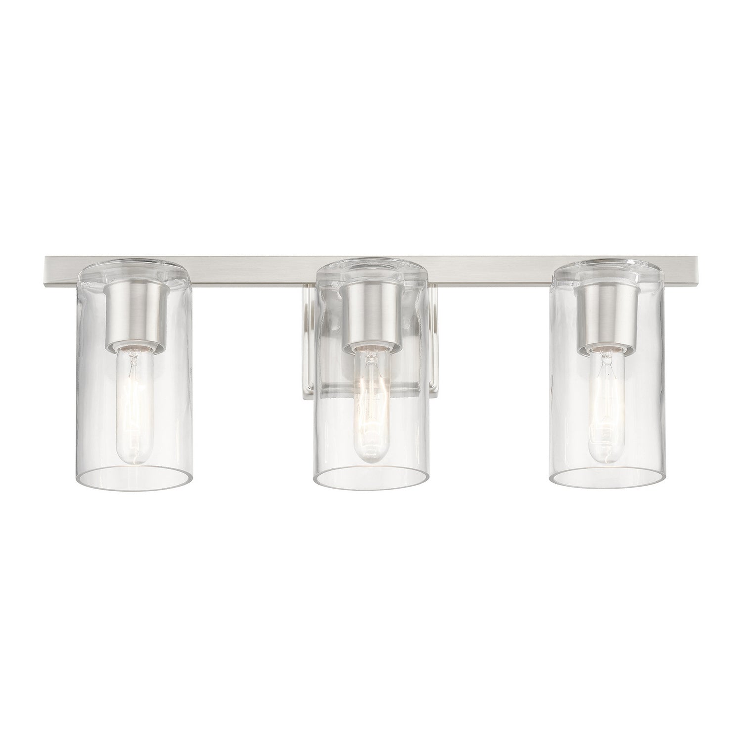 Livex Lighting - 18033-91 - Three Light Vanity Sconce - Clarion - Brushed Nickel