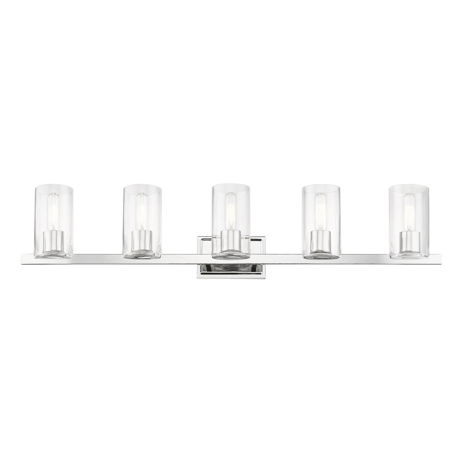 Livex Lighting - 18035-05 - Five Light Vanity Sconce - Clarion - Polished Chrome