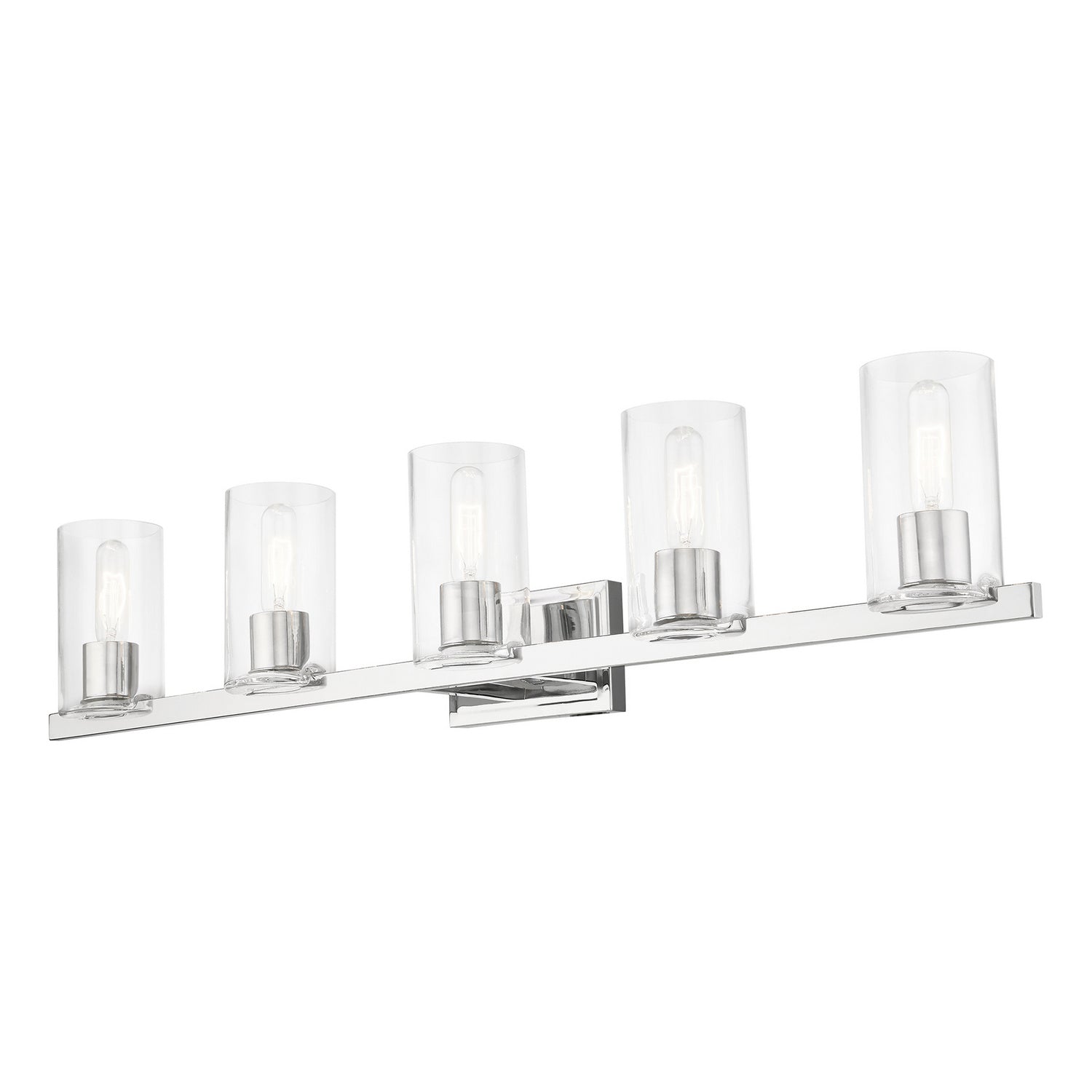 Livex Lighting - 18035-05 - Five Light Vanity Sconce - Clarion - Polished Chrome
