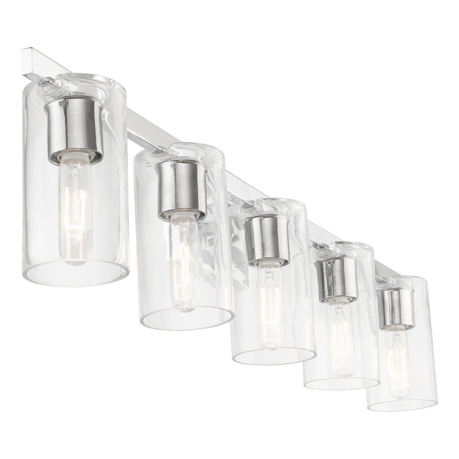 Livex Lighting - 18035-05 - Five Light Vanity Sconce - Clarion - Polished Chrome
