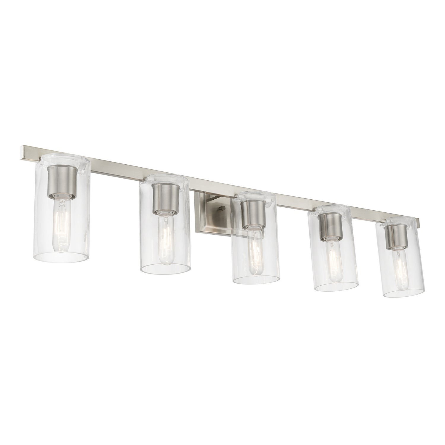 Livex Lighting - 18035-91 - Five Light Vanity Sconce - Clarion - Brushed Nickel