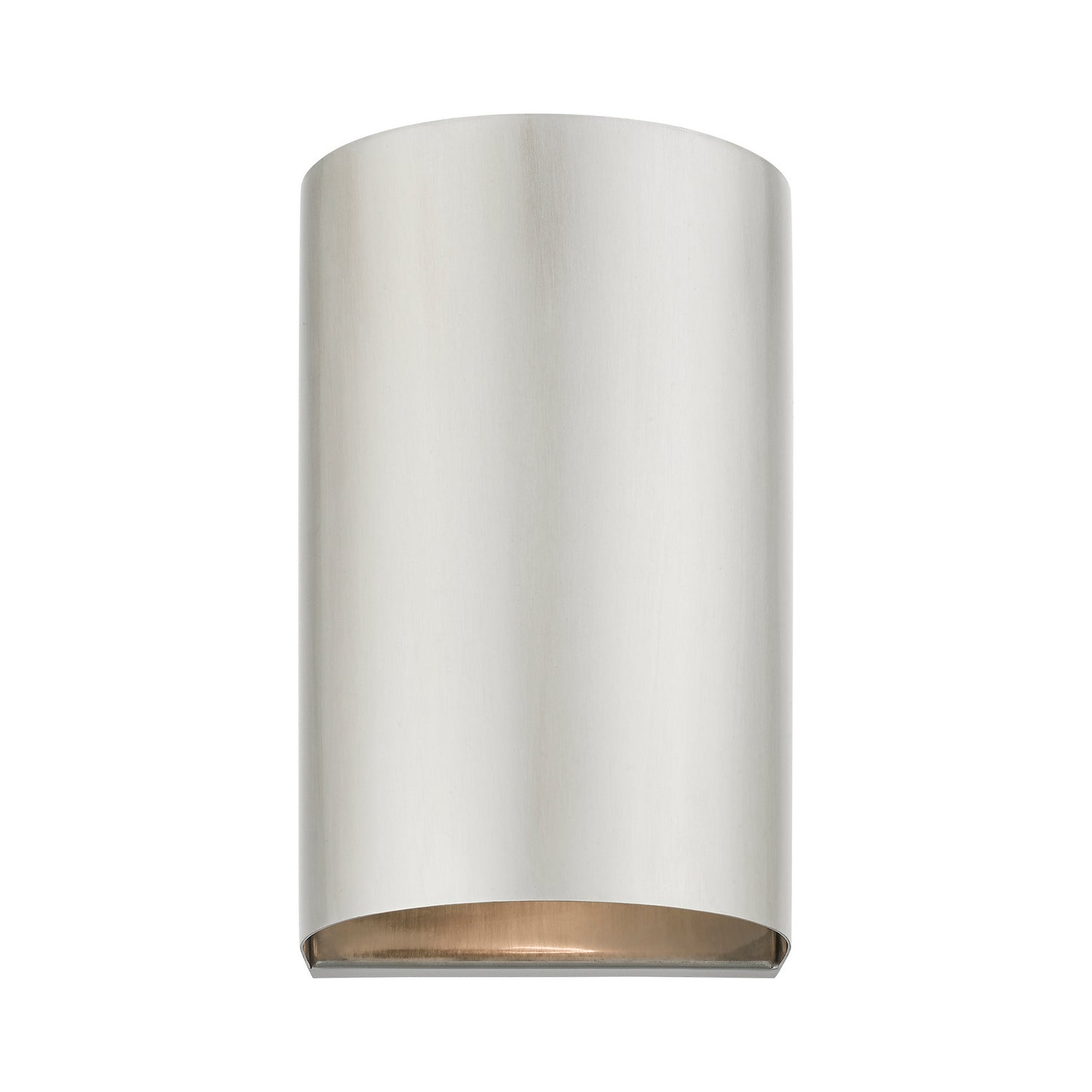 Livex Lighting - 22061-91 - One Light Outdoor Wall Sconce - Bond - Brushed Nickel