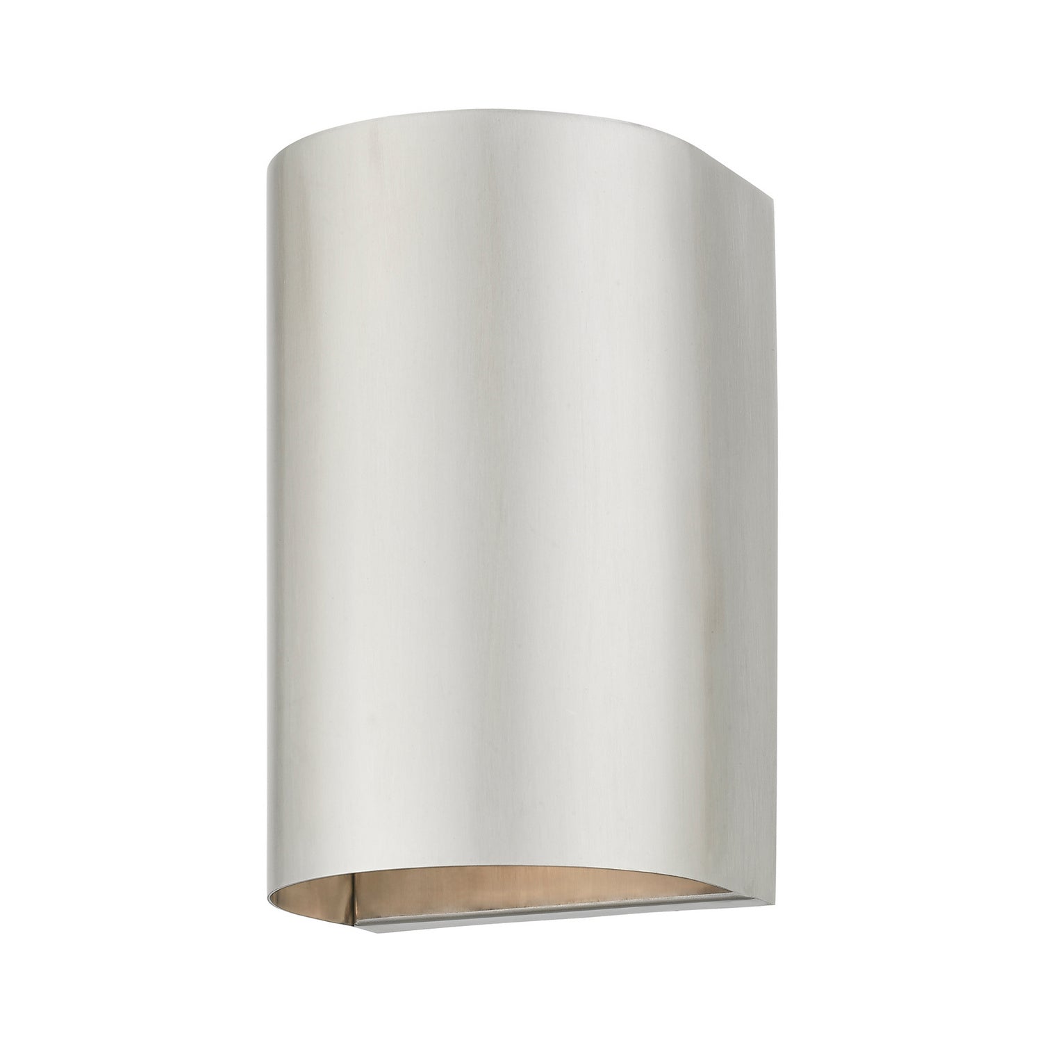 Livex Lighting - 22061-91 - One Light Outdoor Wall Sconce - Bond - Brushed Nickel