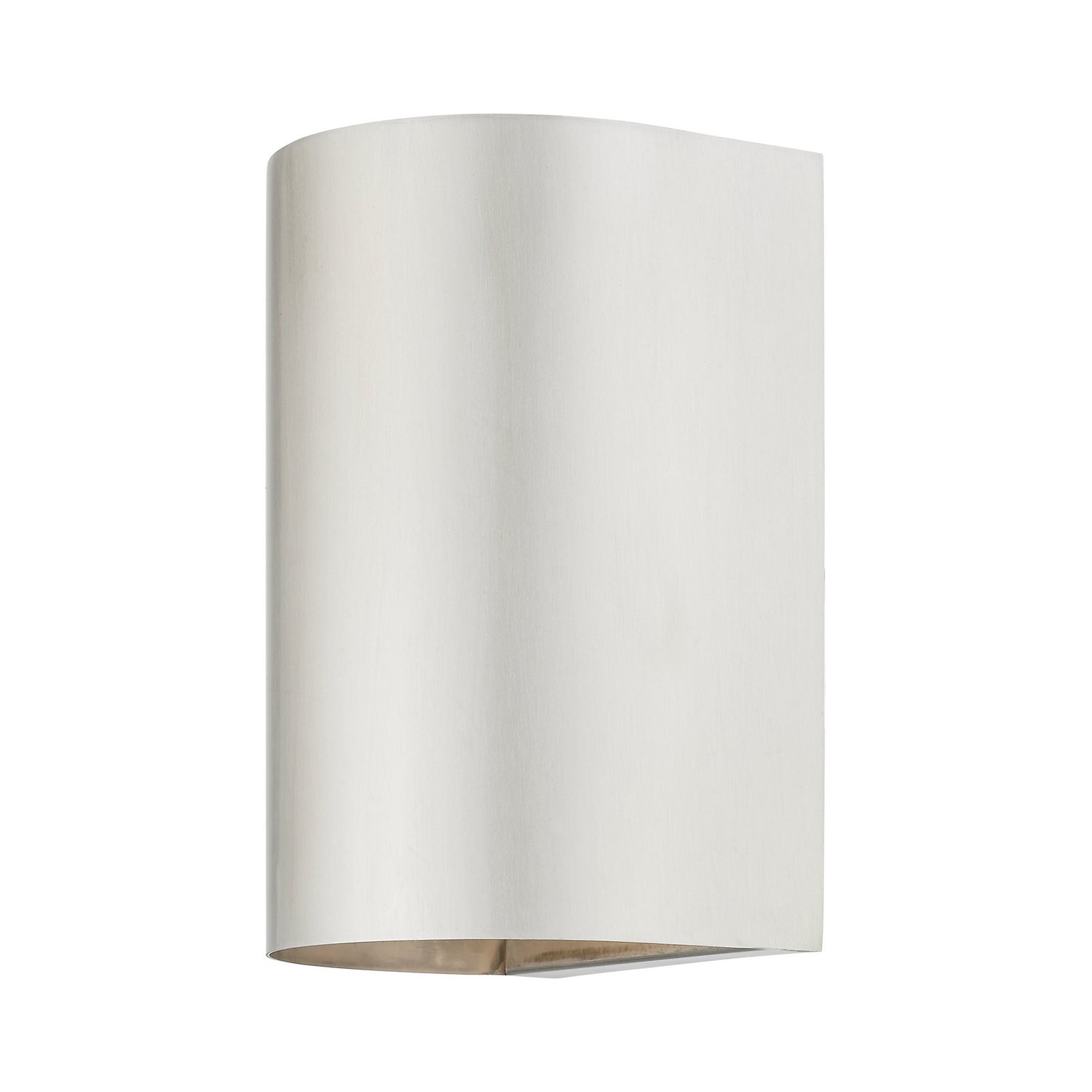 Livex Lighting - 22061-91 - One Light Outdoor Wall Sconce - Bond - Brushed Nickel