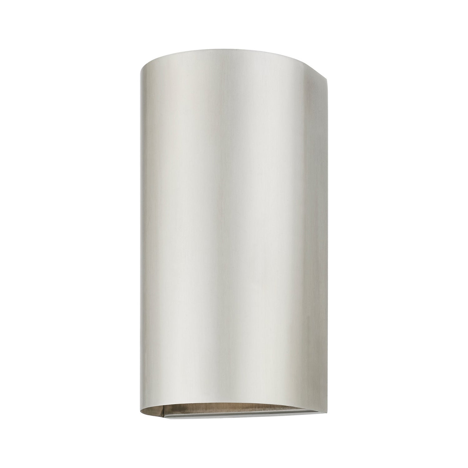 Livex Lighting - 22062-91 - One Light Outdoor Wall Sconce - Bond - Brushed Nickel