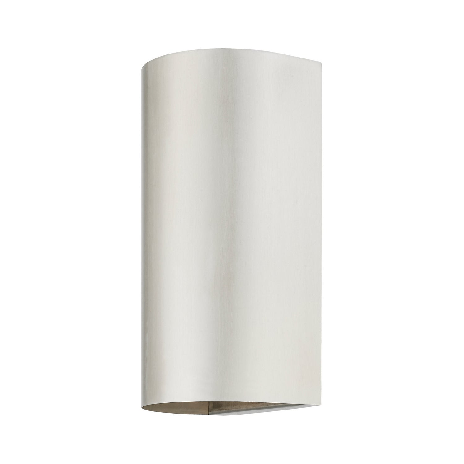 Livex Lighting - 22062-91 - One Light Outdoor Wall Sconce - Bond - Brushed Nickel