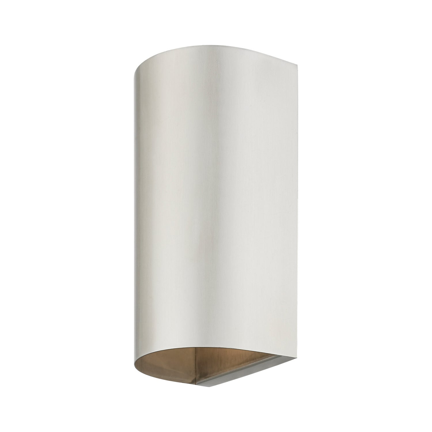 Livex Lighting - 22062-91 - One Light Outdoor Wall Sconce - Bond - Brushed Nickel