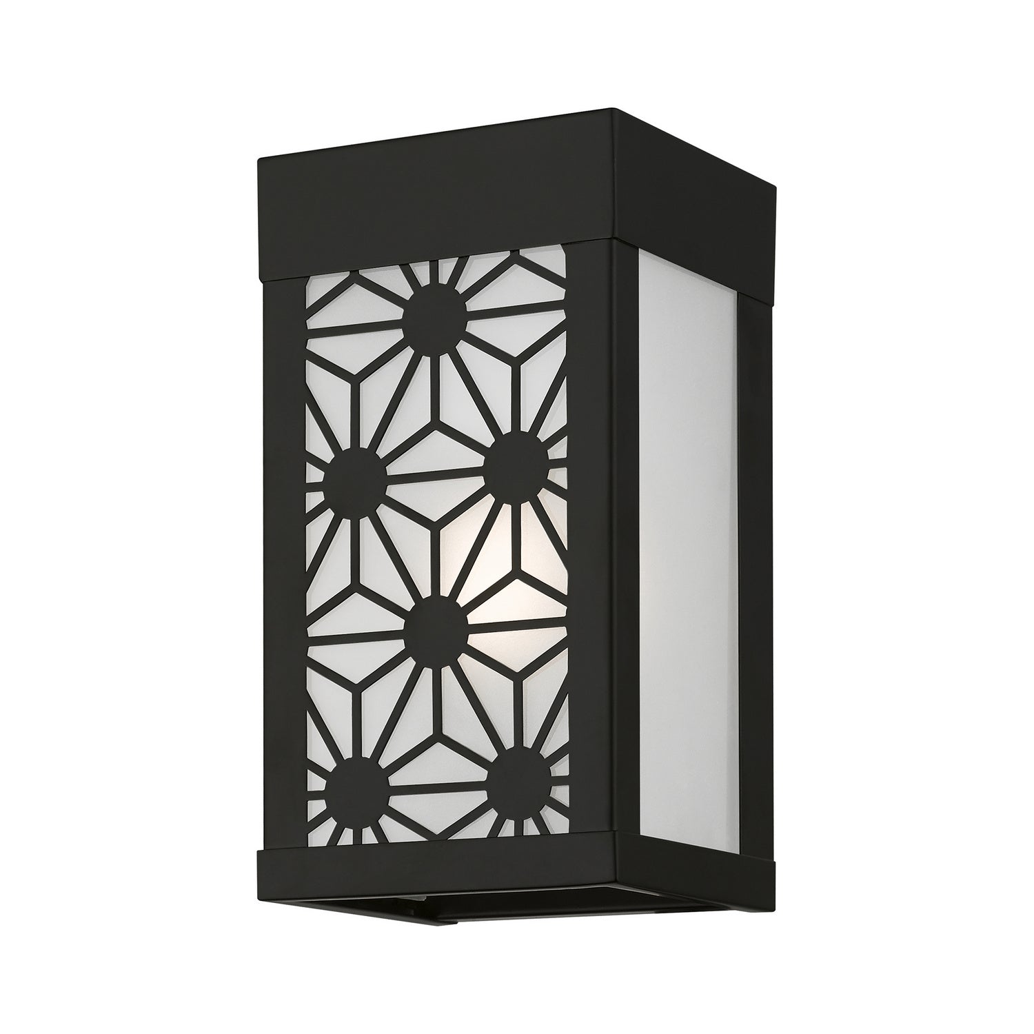 Livex Lighting - 24321-04 - One Light Outdoor Wall Sconce - Berkeley - Black