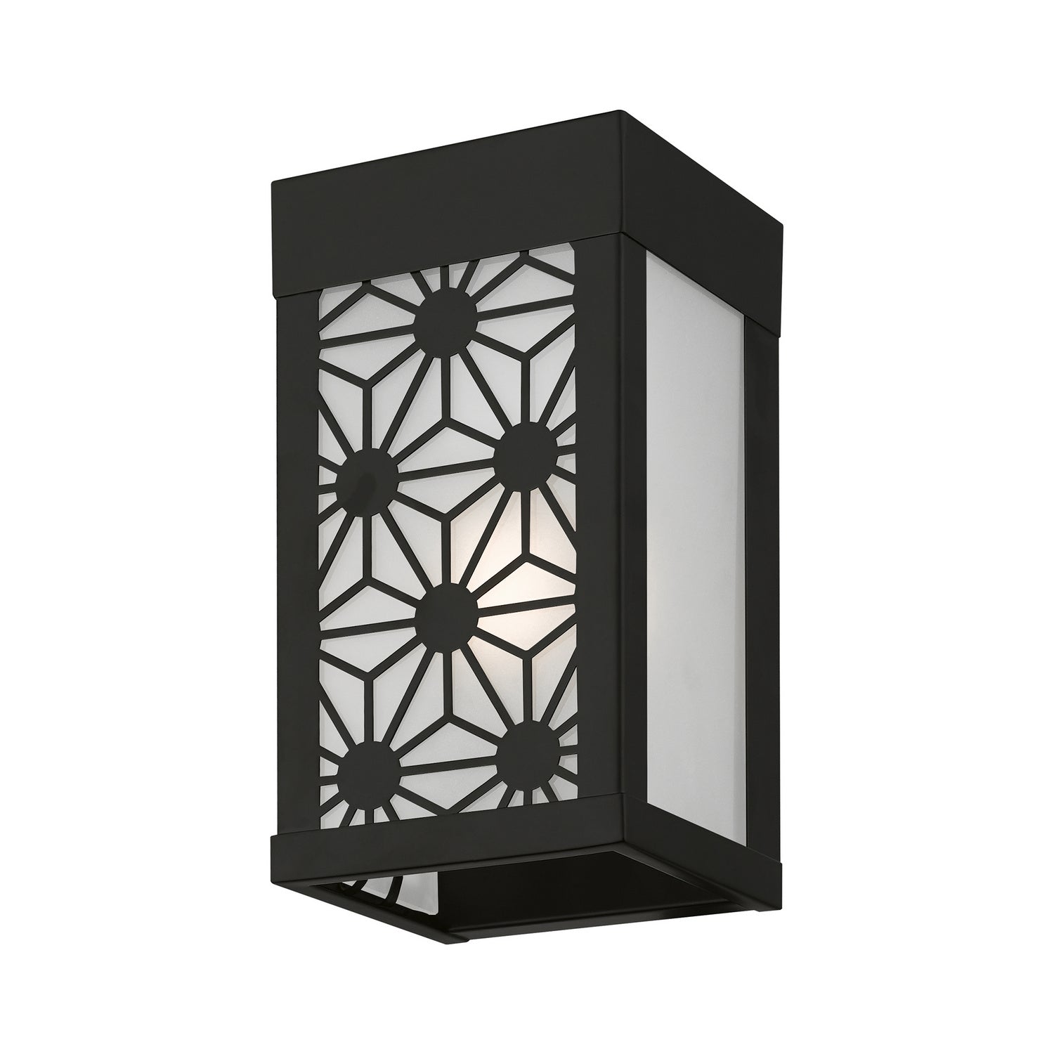 Livex Lighting - 24321-04 - One Light Outdoor Wall Sconce - Berkeley - Black