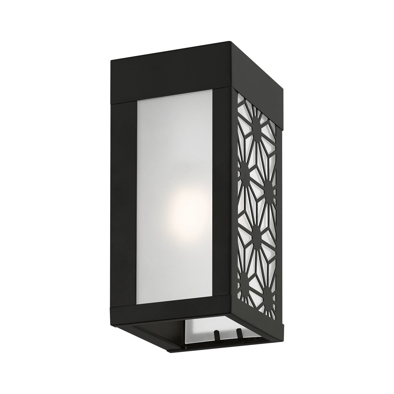 Livex Lighting - 24321-04 - One Light Outdoor Wall Sconce - Berkeley - Black