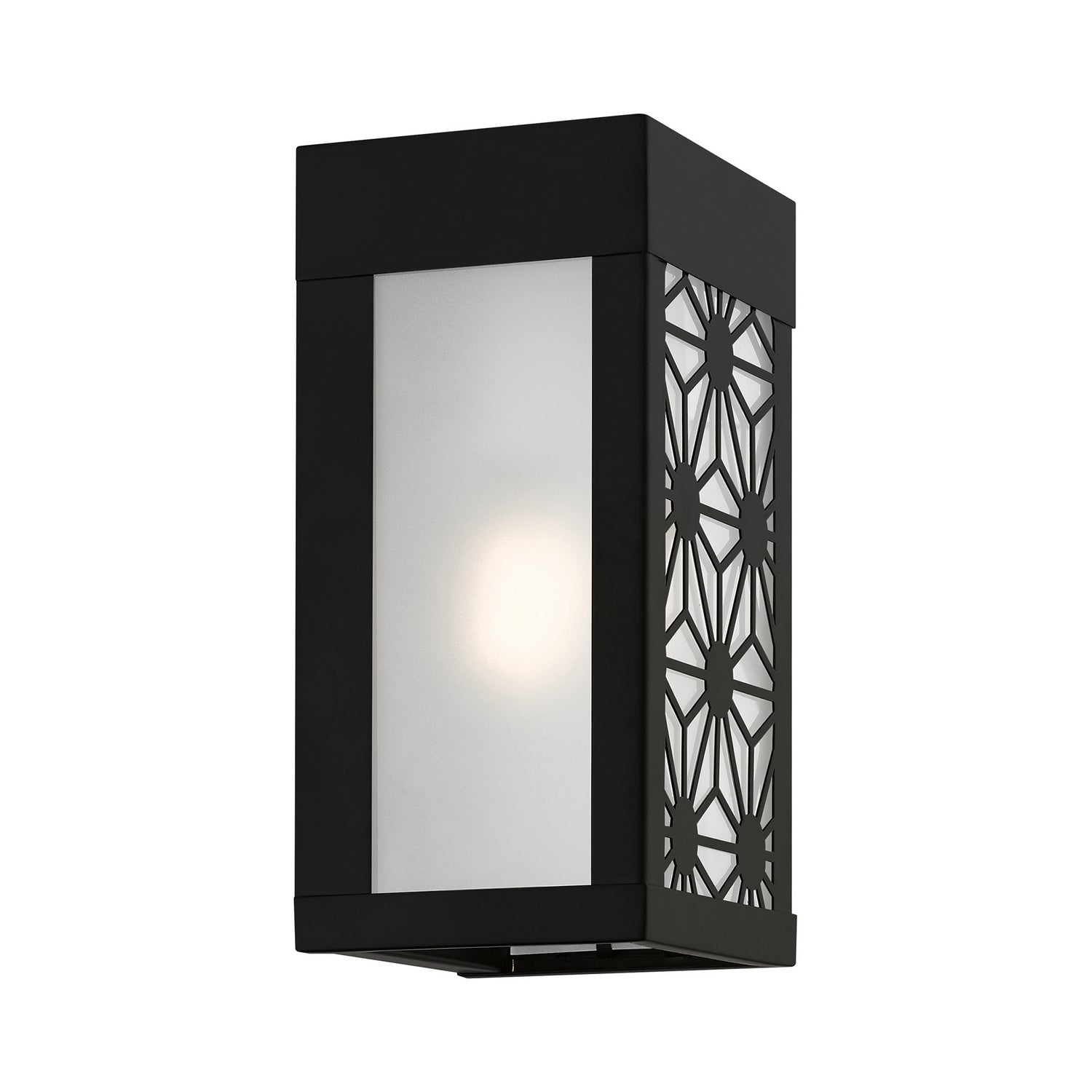 Livex Lighting - 24321-04 - One Light Outdoor Wall Sconce - Berkeley - Black