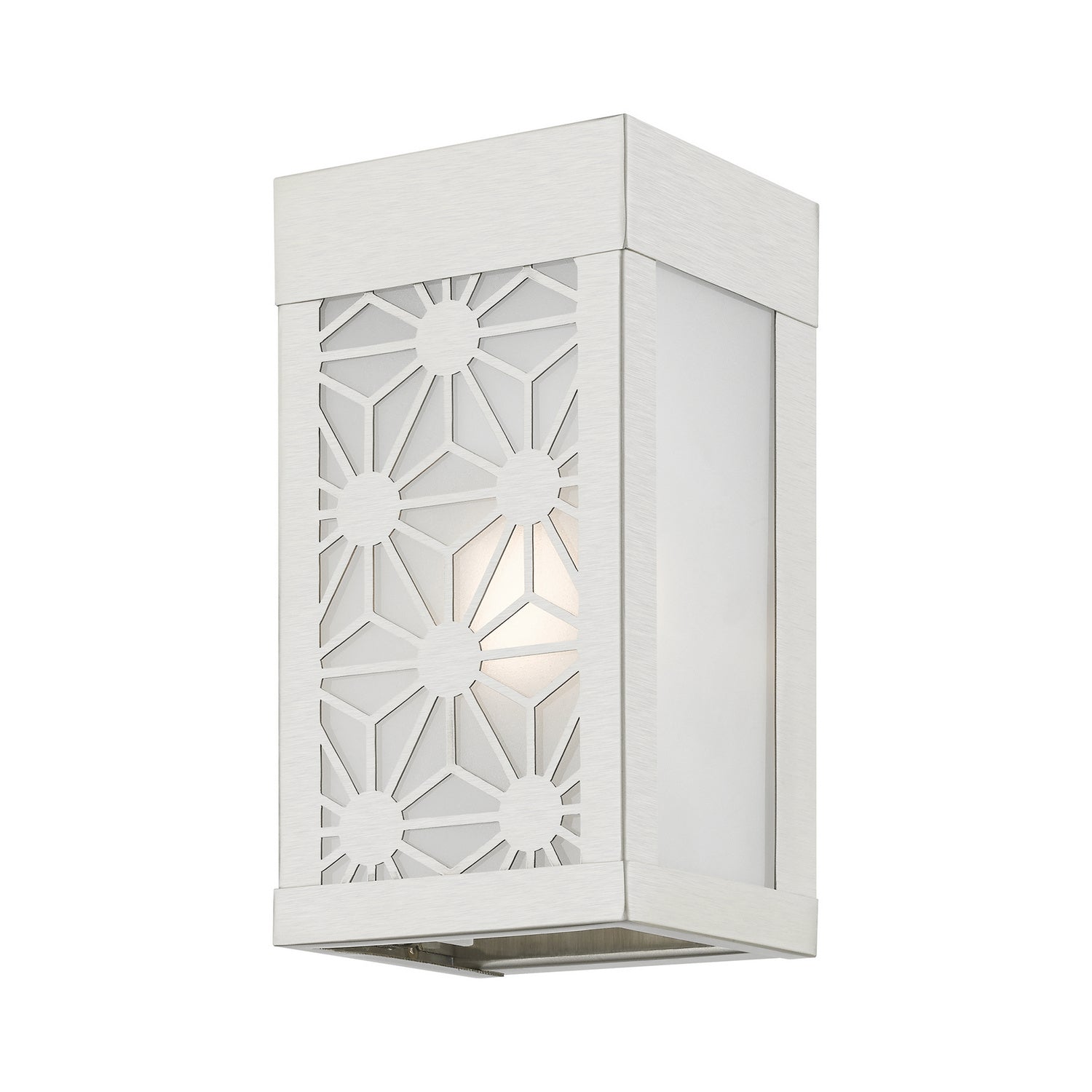 Livex Lighting - 24321-91 - One Light Outdoor Wall Sconce - Berkeley - Brushed Nickel