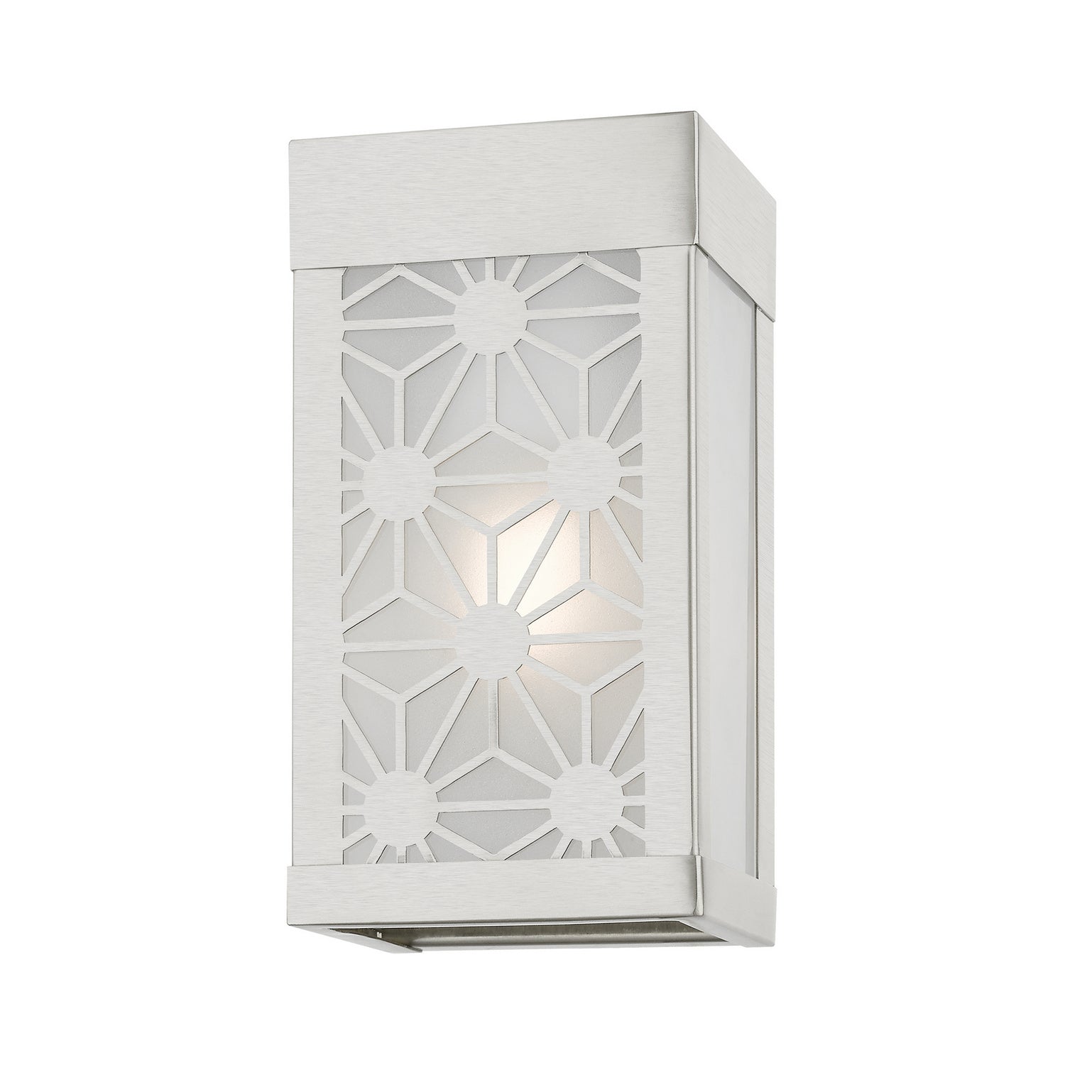 Livex Lighting - 24321-91 - One Light Outdoor Wall Sconce - Berkeley - Brushed Nickel