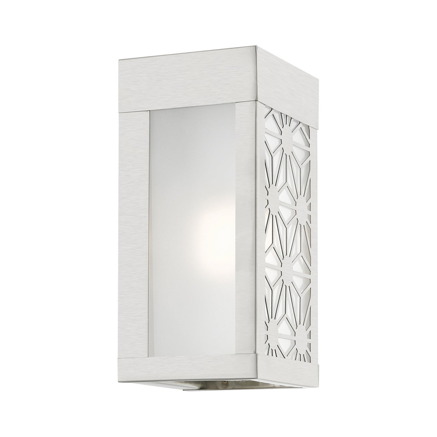 Livex Lighting - 24321-91 - One Light Outdoor Wall Sconce - Berkeley - Brushed Nickel