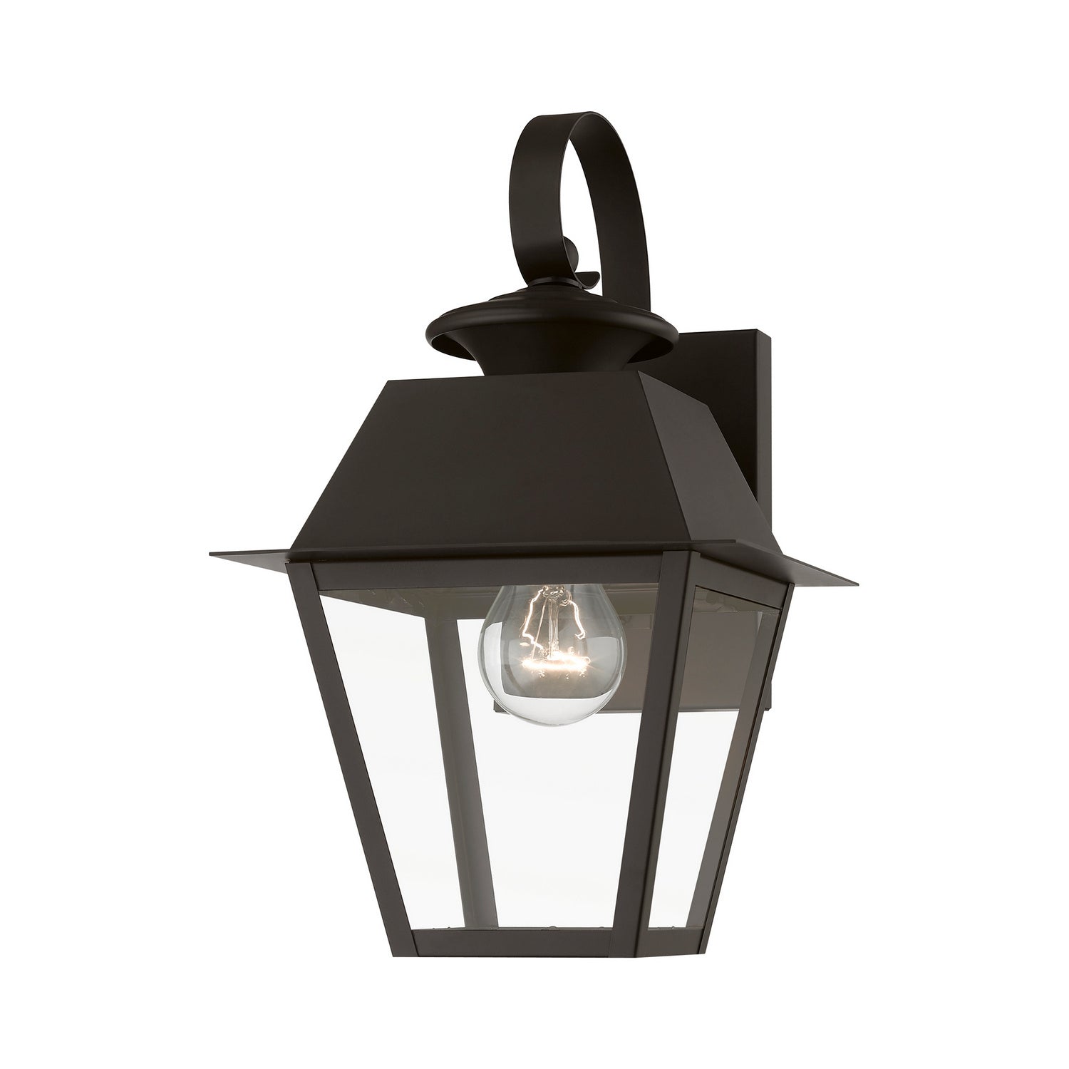 Livex Lighting - 27212-07 - One Light Outdoor Wall Lantern - Wentworth - Bronze