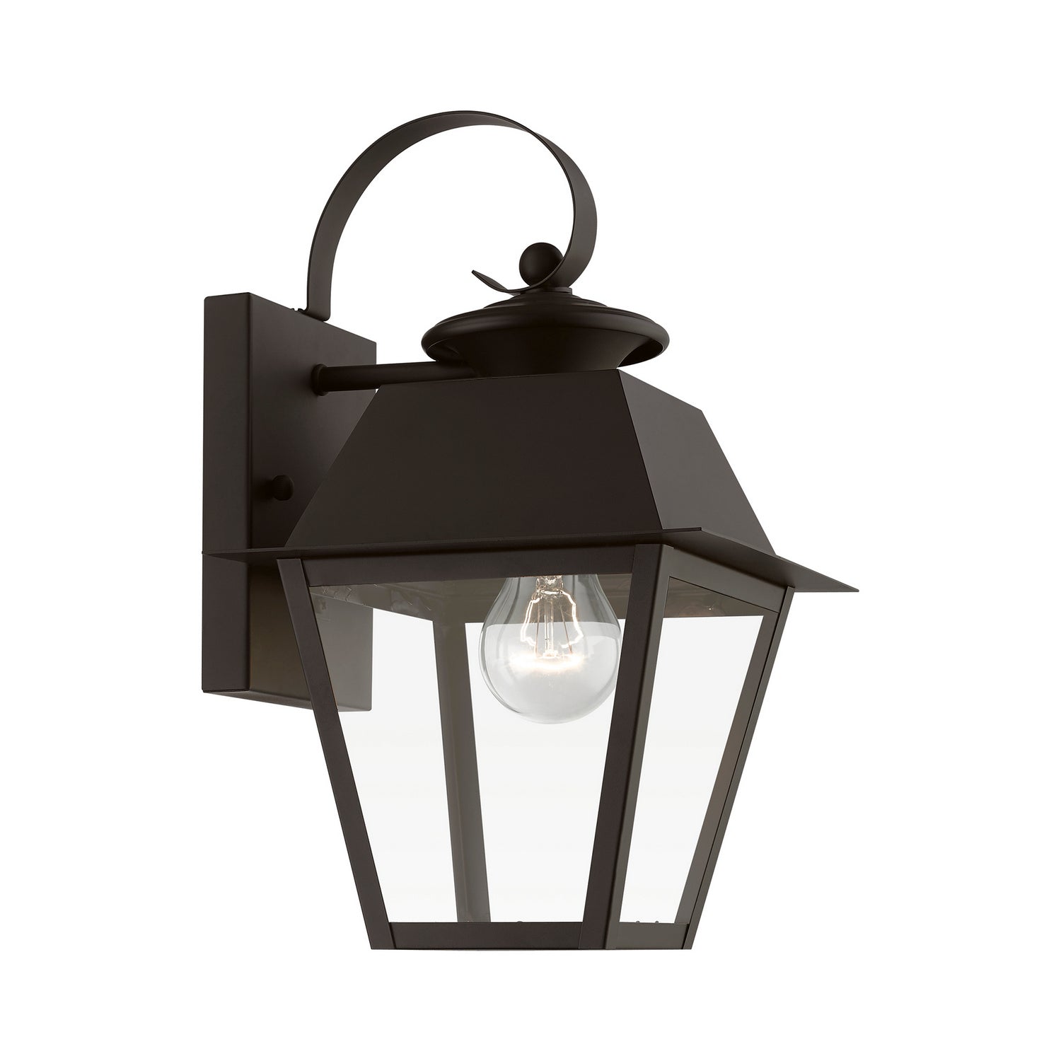 Livex Lighting - 27212-07 - One Light Outdoor Wall Lantern - Wentworth - Bronze