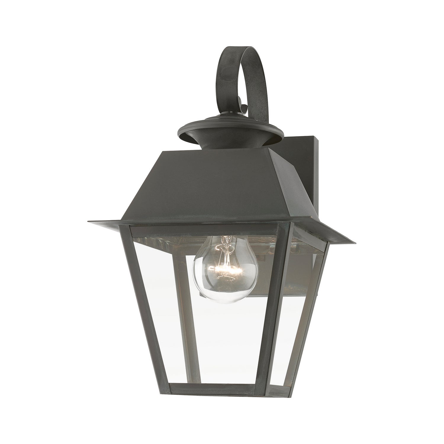 Livex Lighting - 27212-61 - One Light Outdoor Wall Lantern - Wentworth - Charcoal
