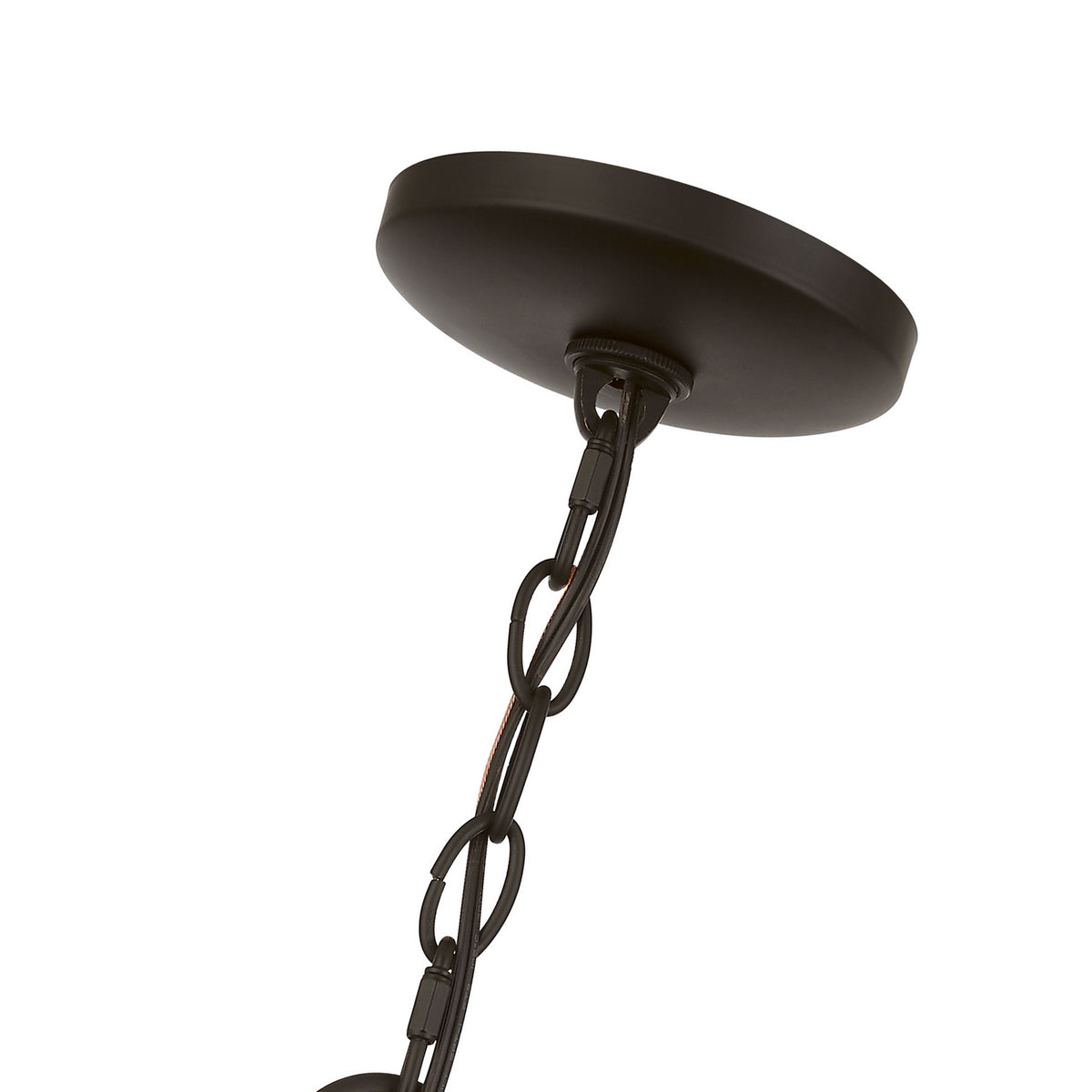 Livex Lighting - 27217-07 - Two Light Outdoor Pendant - Wentworth - Bronze w/Antique Brass Finish Cluster