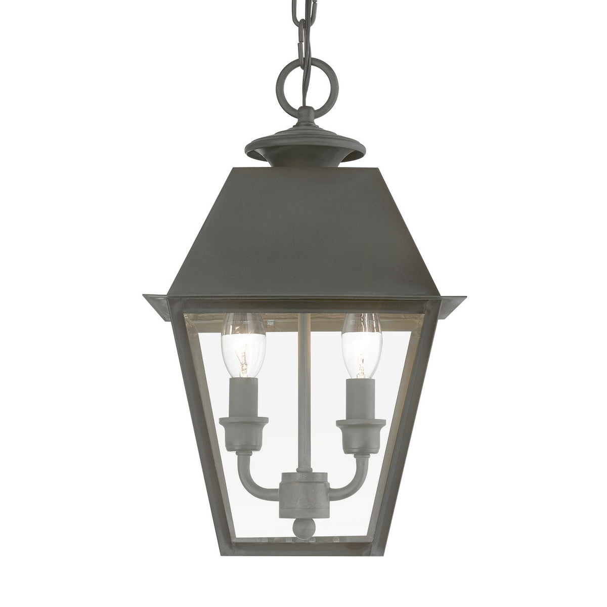 Livex Lighting - 27217-61 - Two Light Outdoor Pendant - Wentworth - Charcoal
