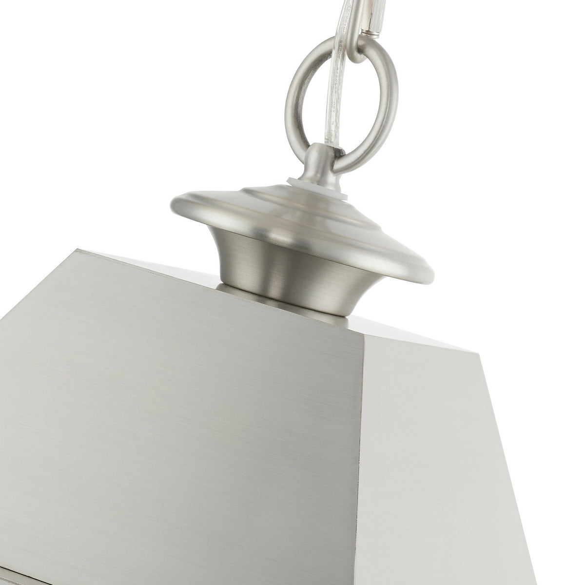 Livex Lighting - 27217-91 - Two Light Outdoor Pendant - Wentworth - Brushed Nickel