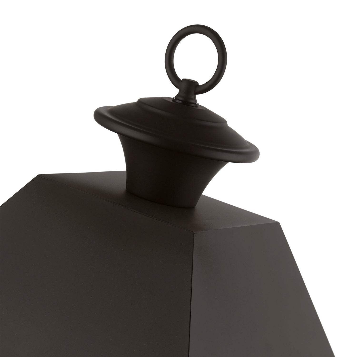 Livex Lighting - 27219-07 - Three Light Outdoor Post Top Lantern - Wentworth - Bronze w/Antique Brass Finish Cluster